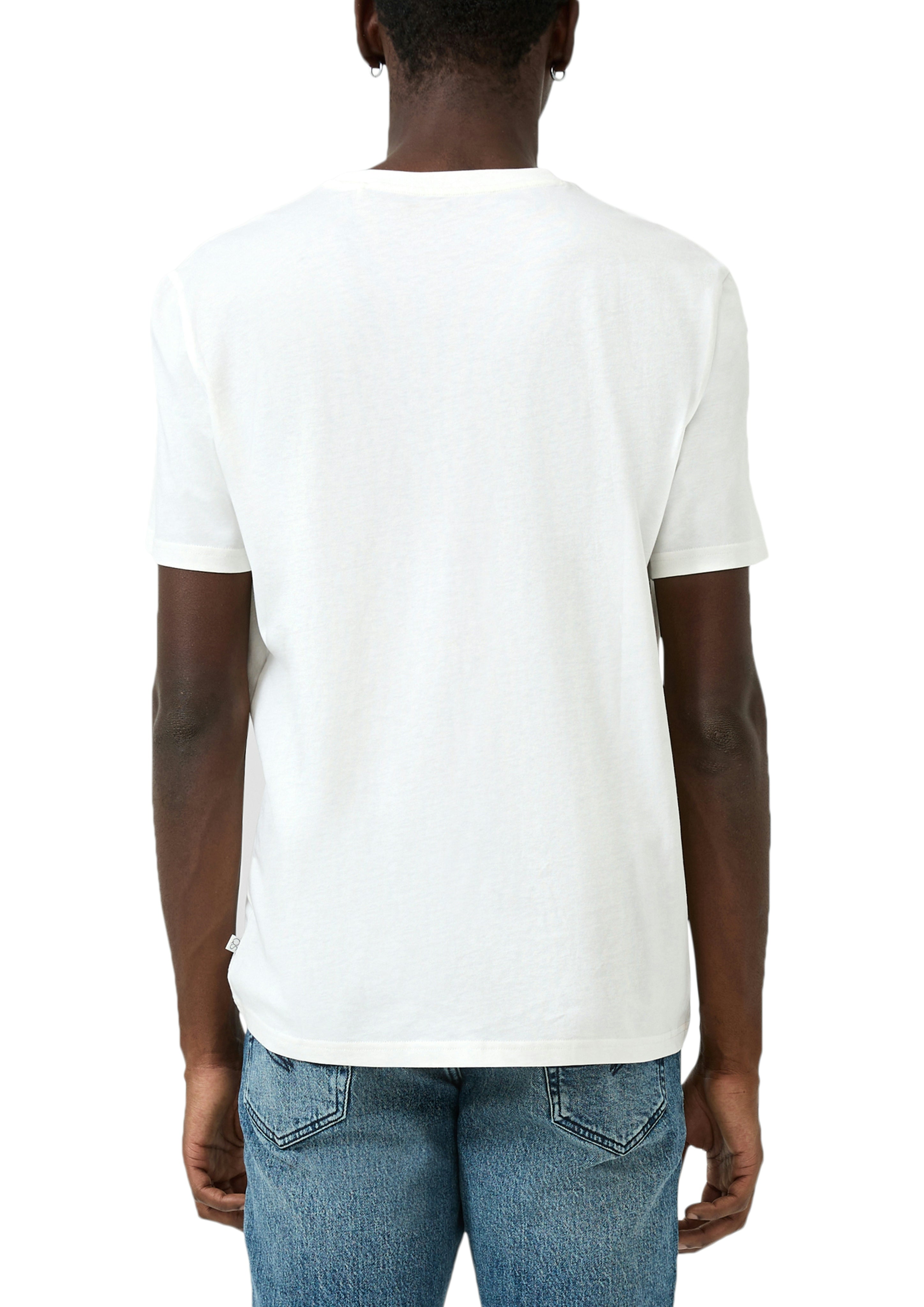 QS by S.Oliver Herren T-Shirts kurz White