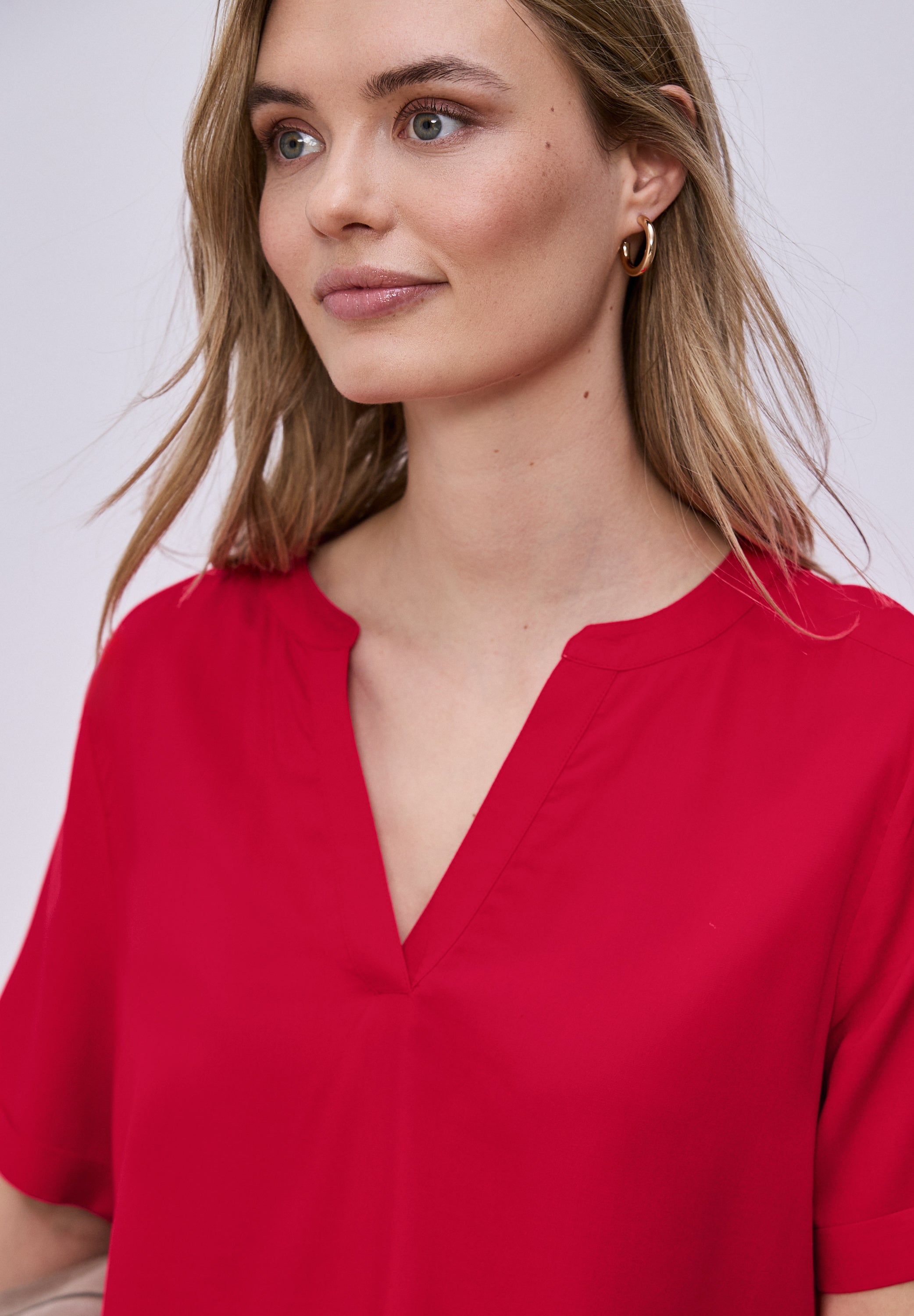 Street One Damen Blusen  Salsa Red