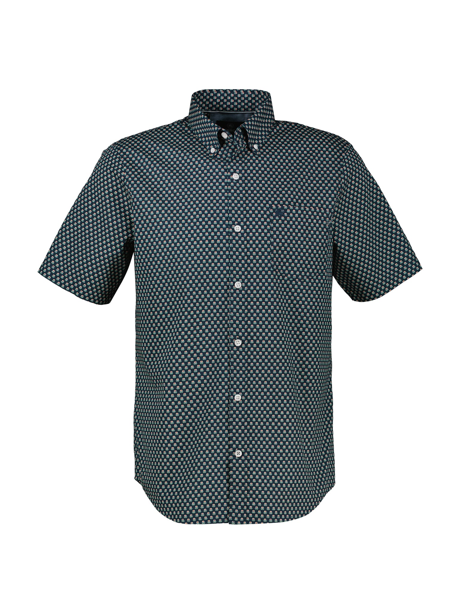 Lerros Herren Hemden kurz Classic Navy