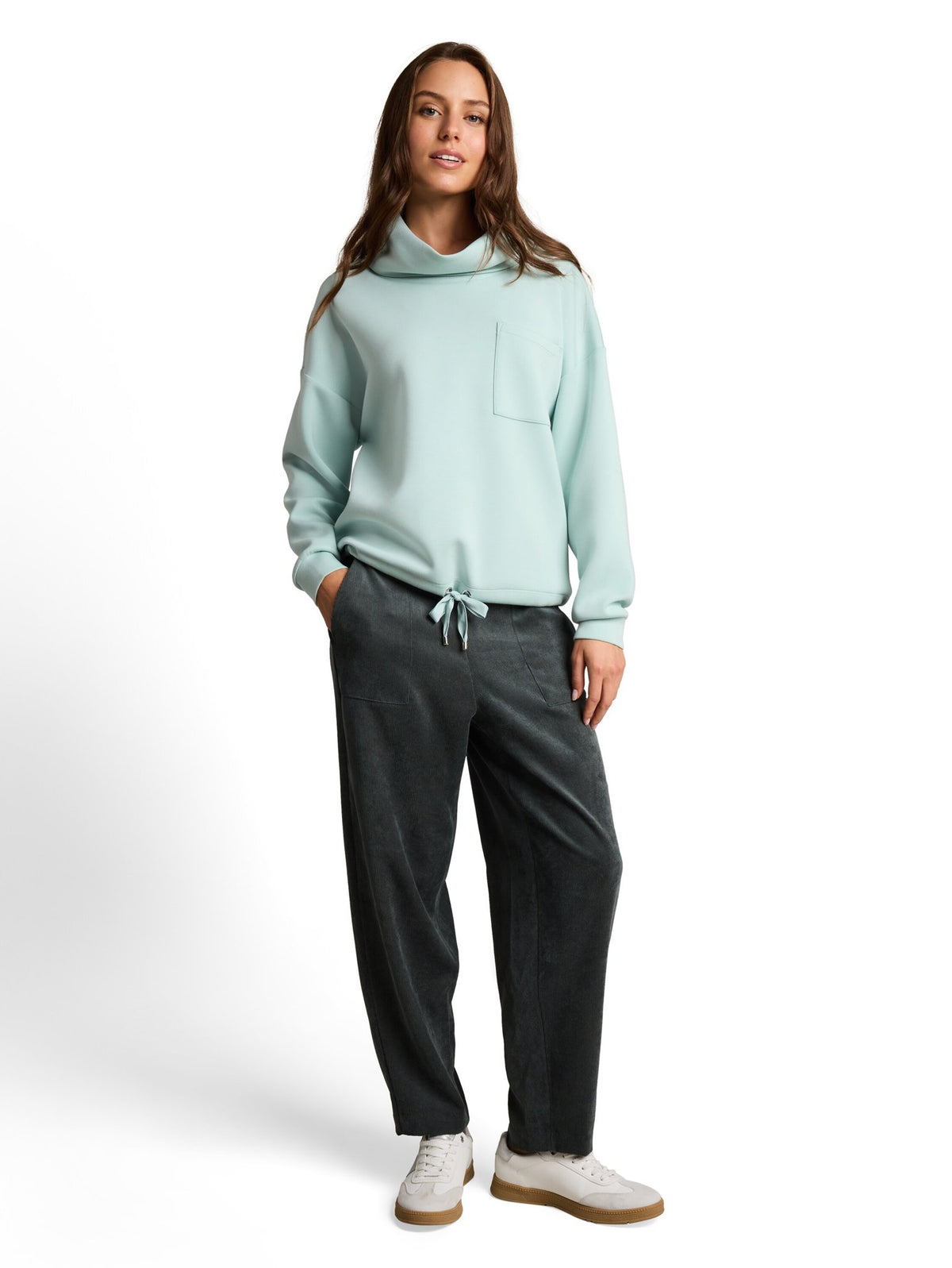 Tom Tailor Damen Sweatshirts Dusty Light Gre