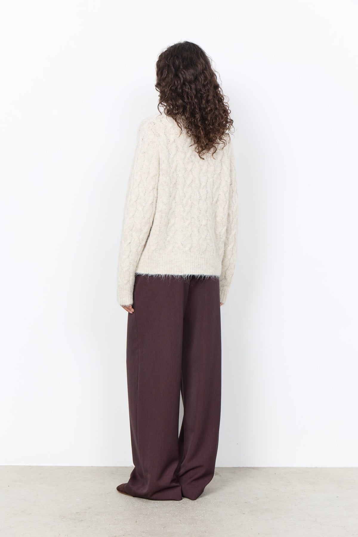 Soya Concept Damen Pullover Sand