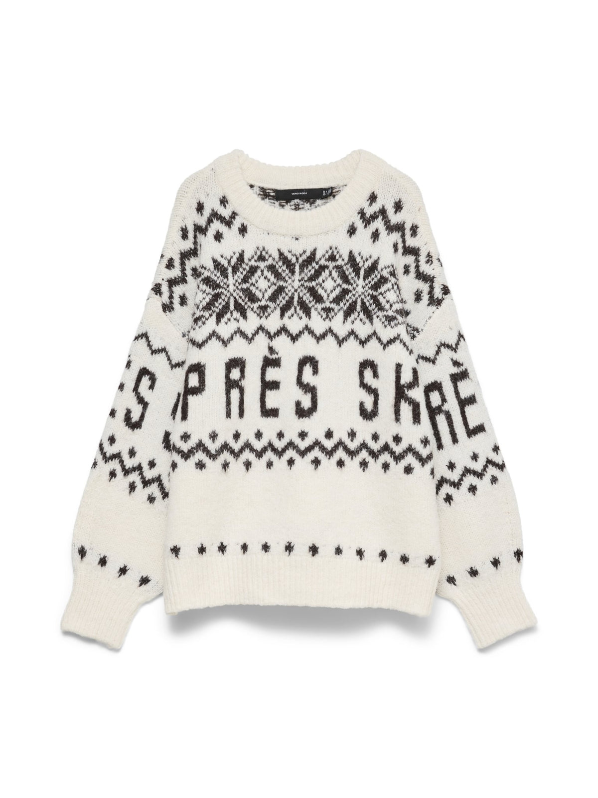 Vero Moda Damen Pullover Birch/W. Chocol