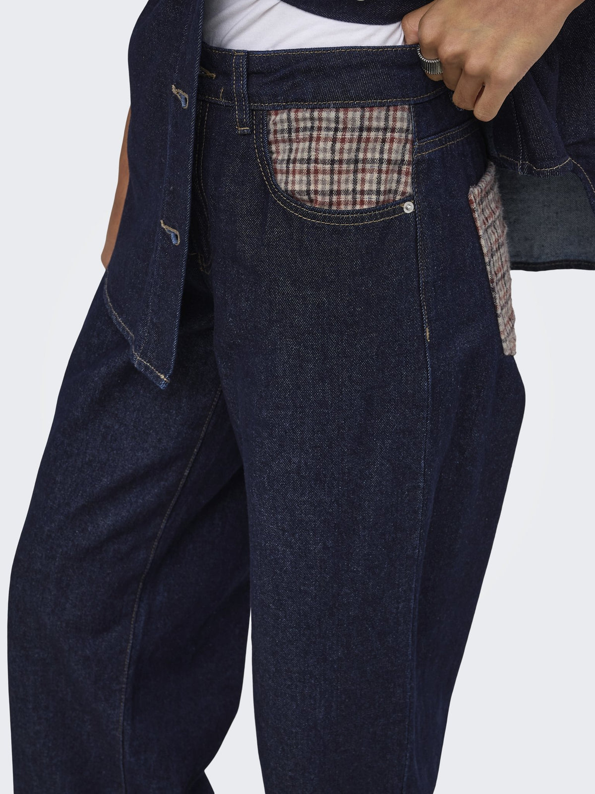 Only Damen Jeans Dark Blue Denim
