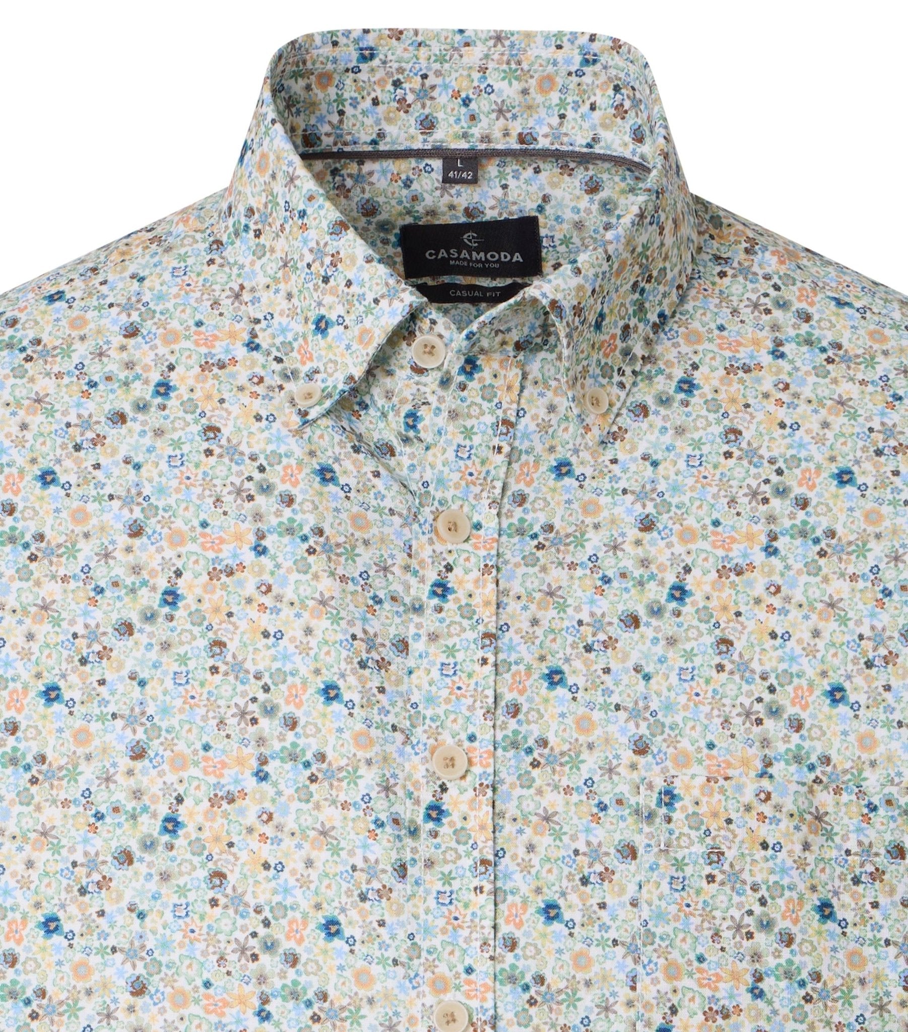Casa Moda Herren Hemden kurz  Orange