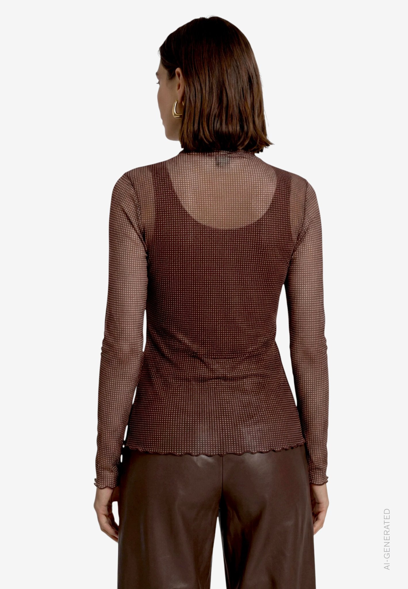 Zero Damen T-Shirts Beige/Brown