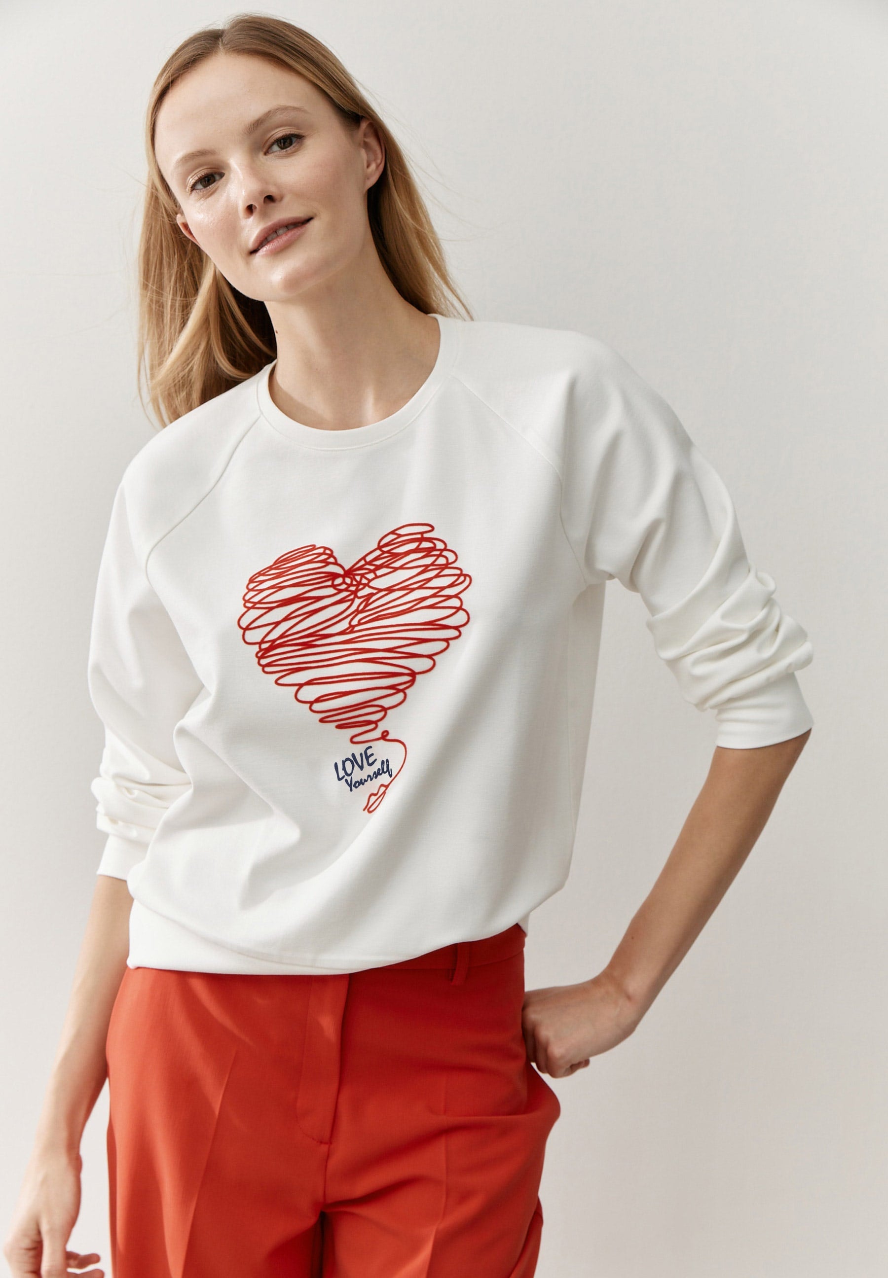 More & More Damen Sweatshirts Off White