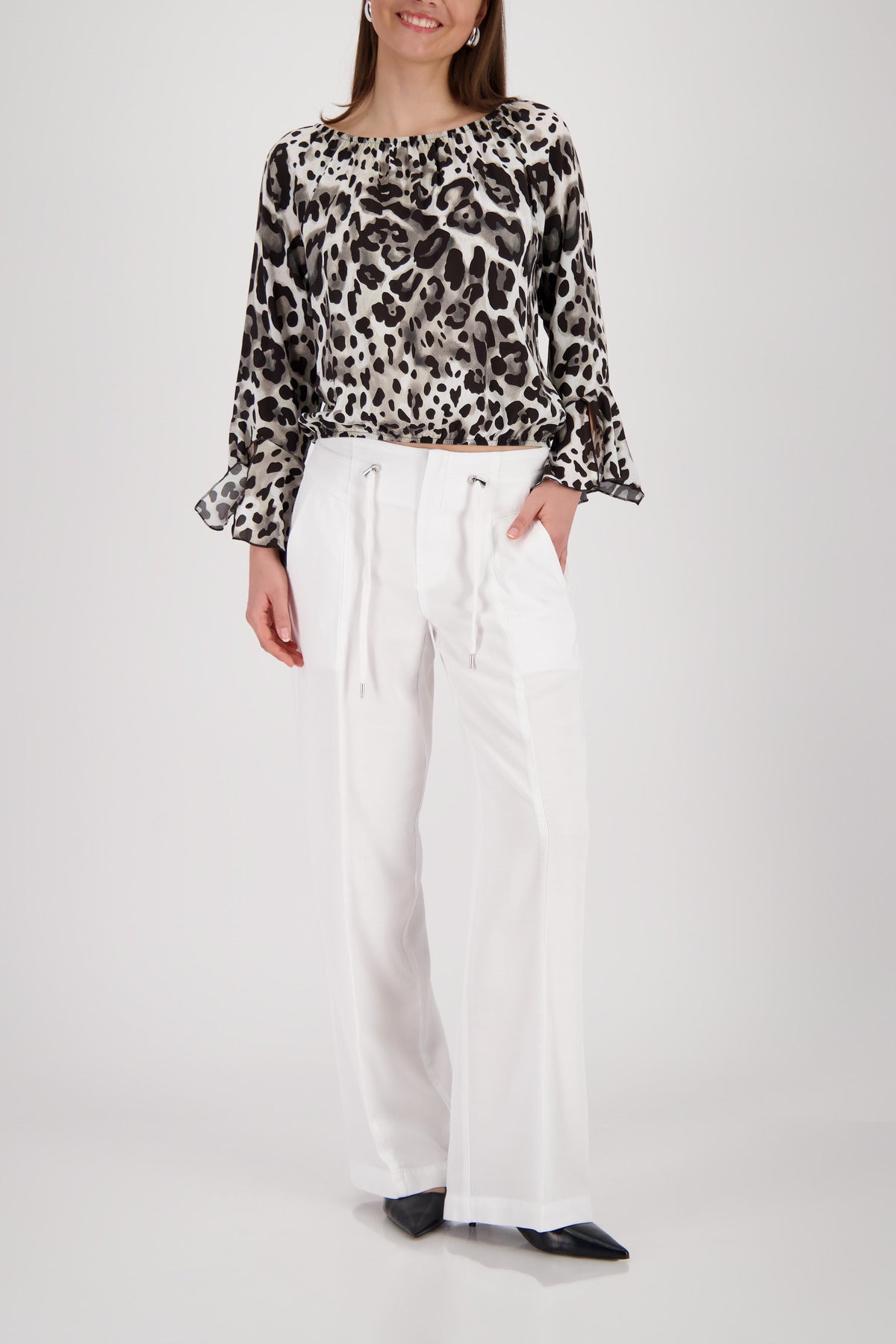Monari Damen Blusen  Coffee Gemu