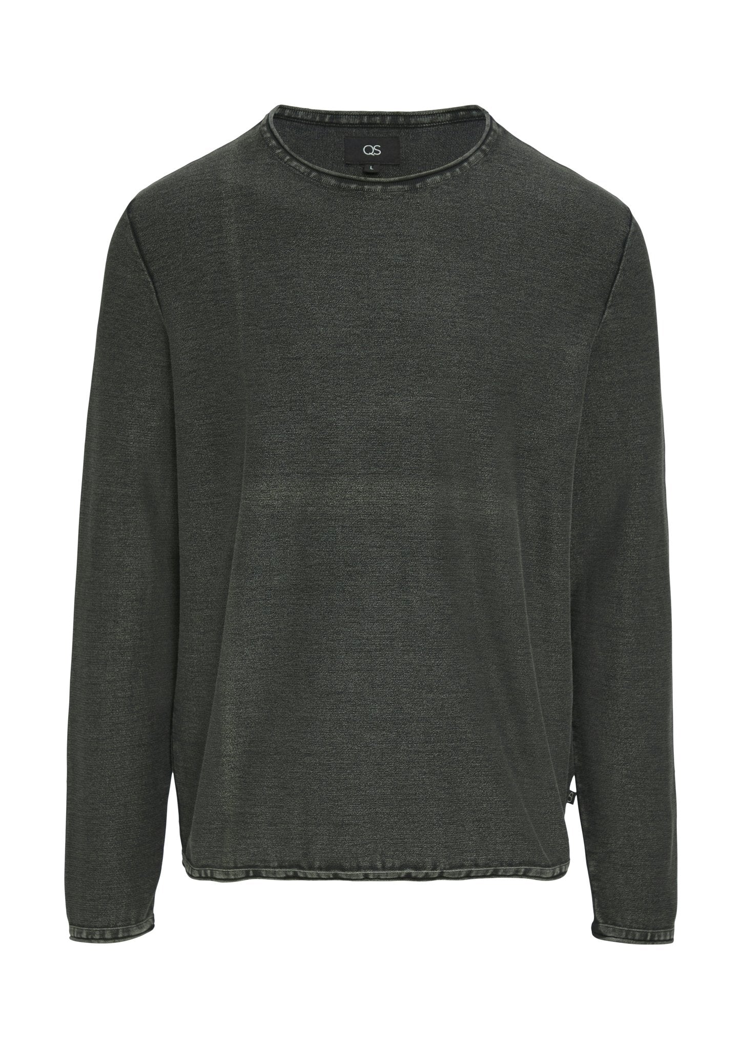 QS by S.Oliver Herren Pullover Grey/Black