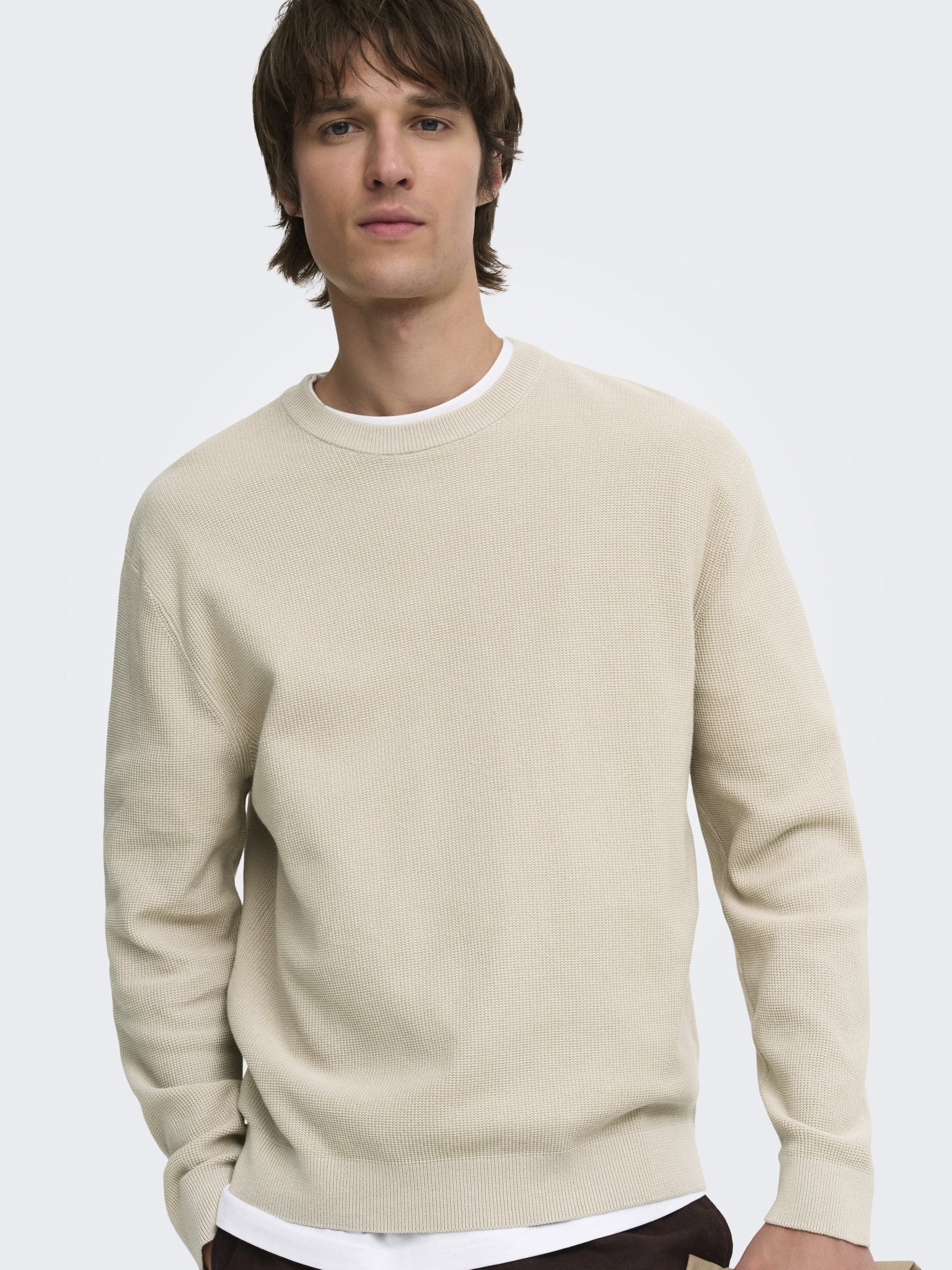 Only & Sons Herren Pullover Silver Lining