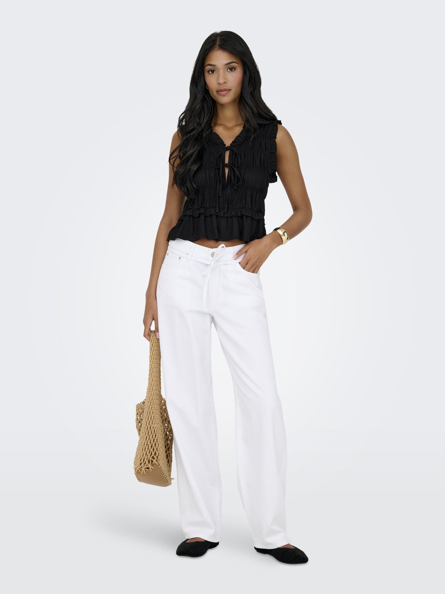 only Damen Tops Black