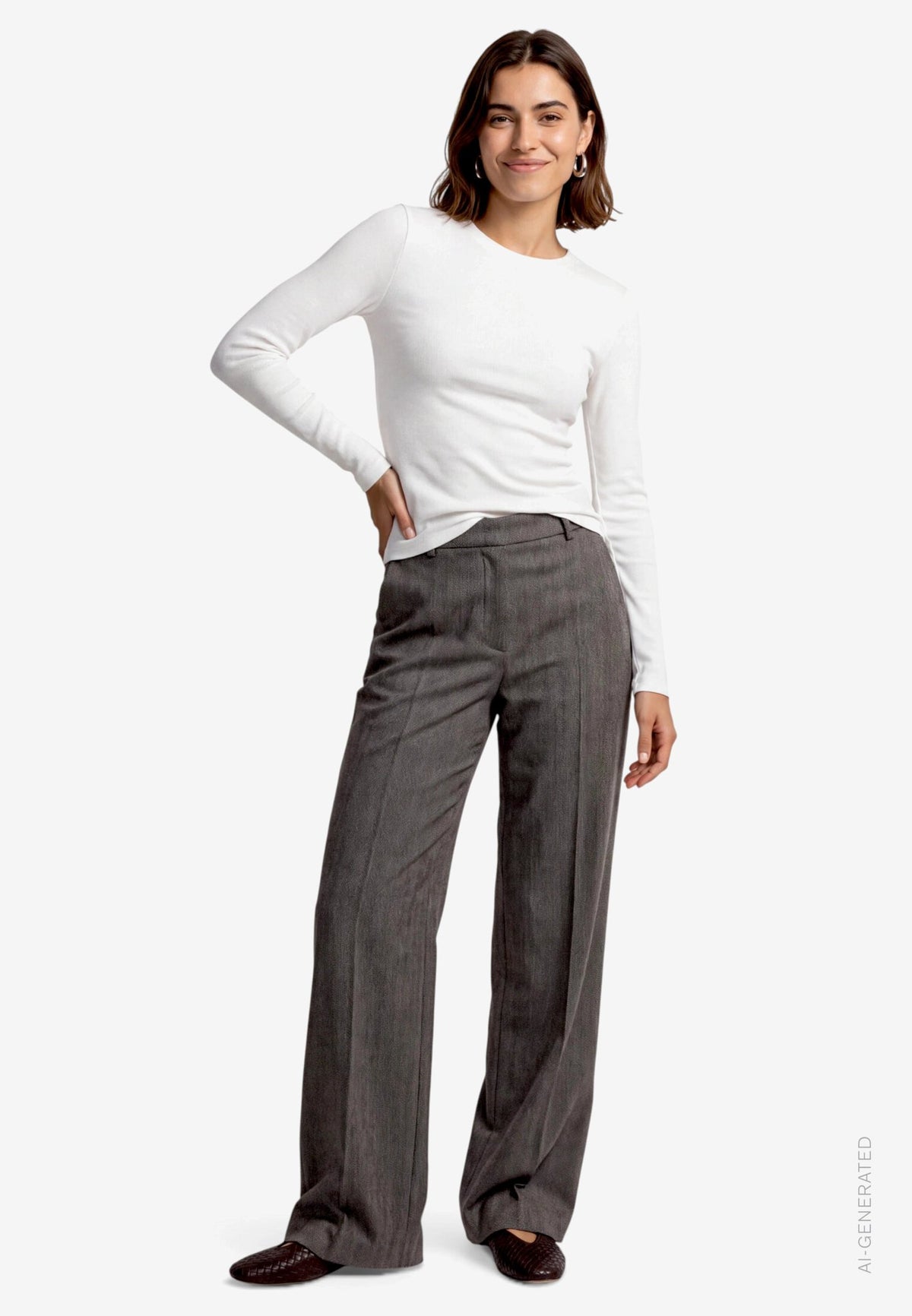 Zero Damen Hosen Black/Beige
