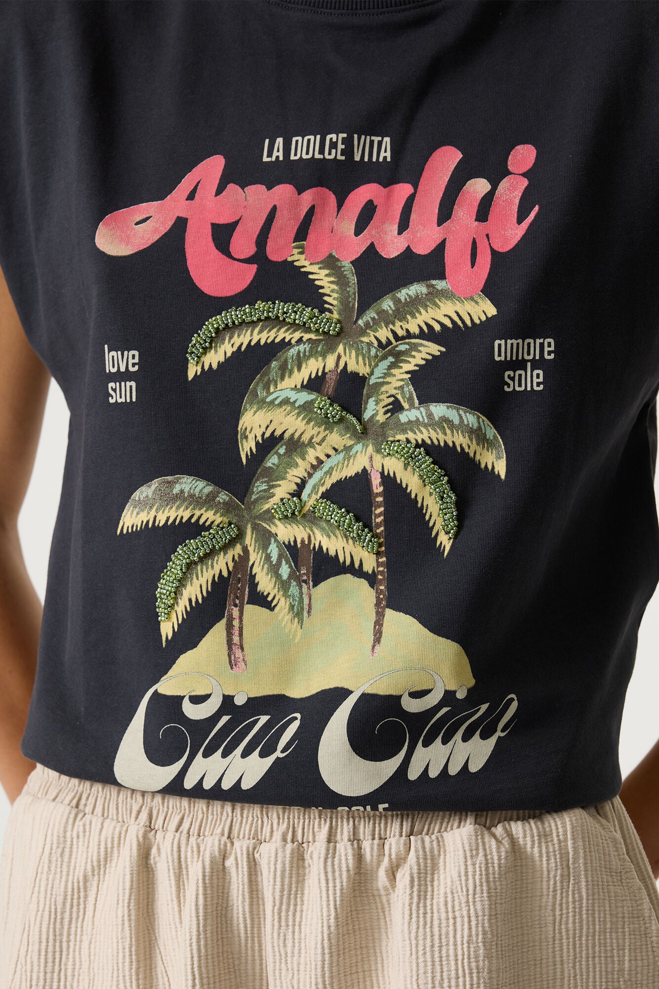 Garcia Damen T-Shirts Antracite