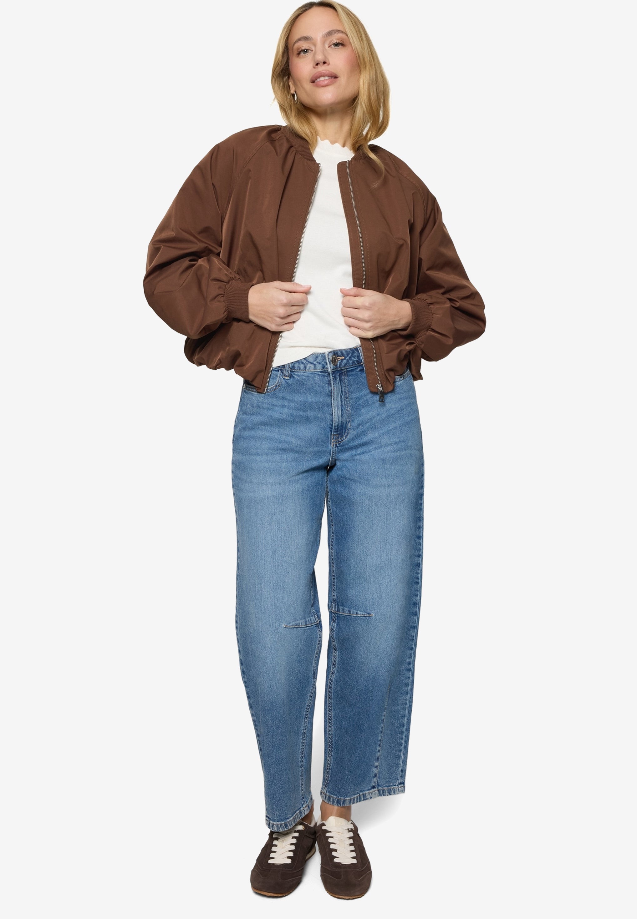 Zero Damen Jacken Downtown Brown
