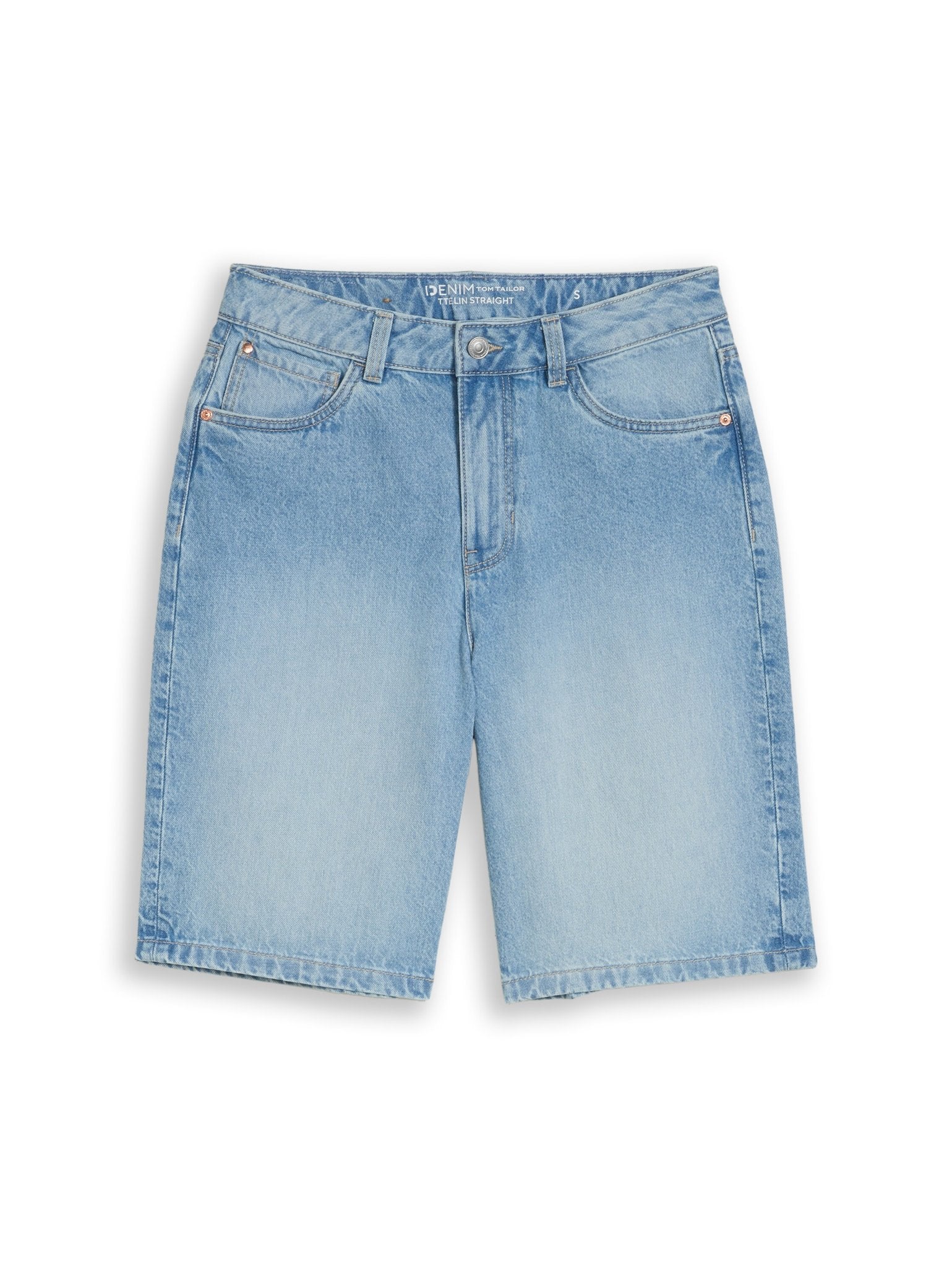 Tom Tailor denim Damen Shorts Used Light Ston