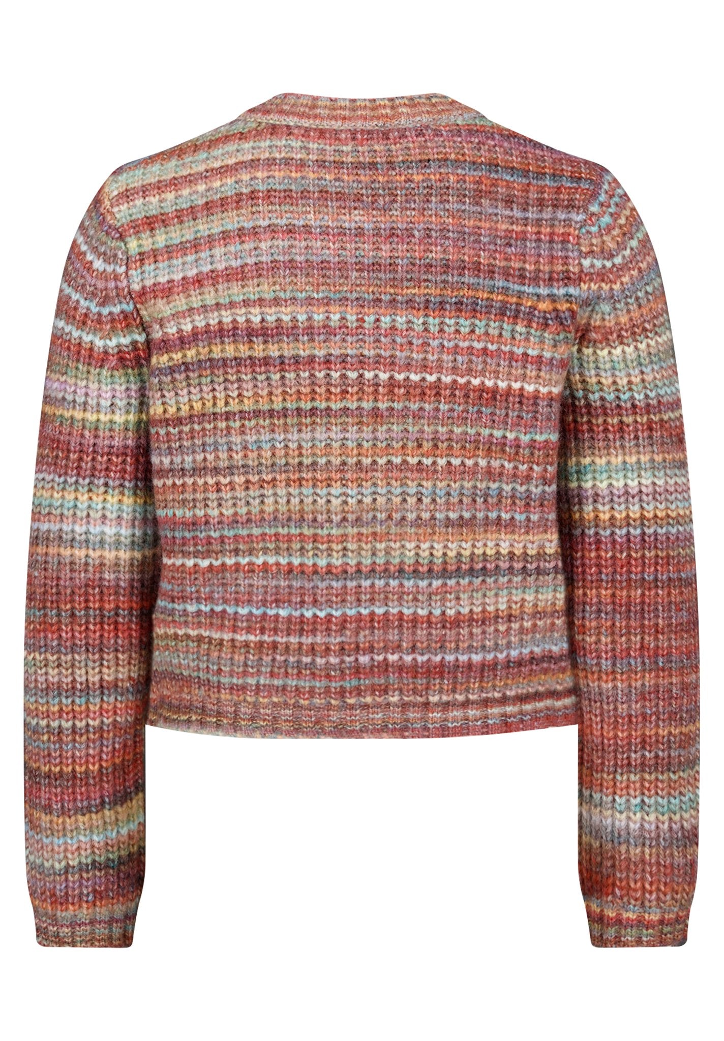 Cartoon Damen Strickjacken Pink/Green