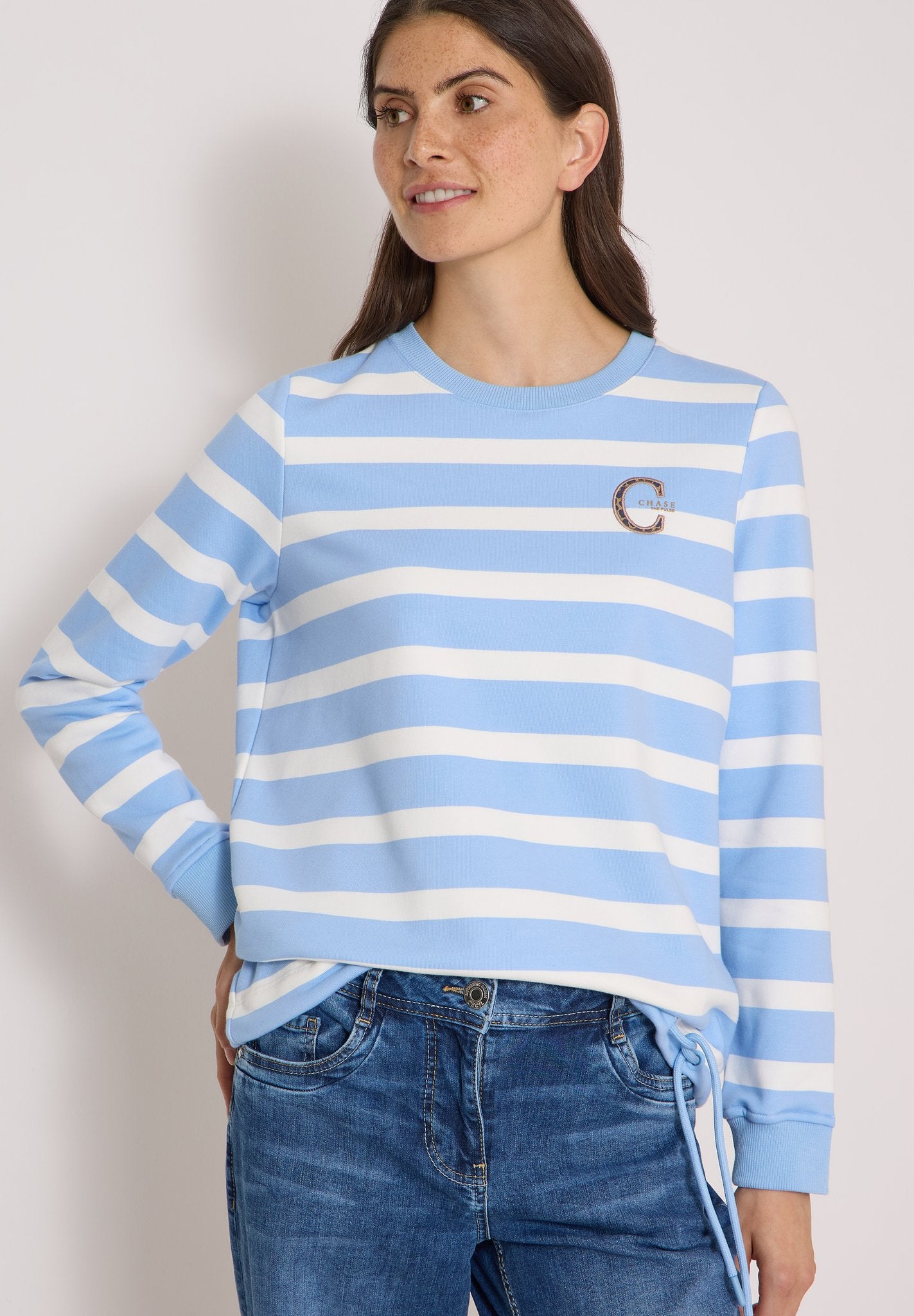 Cecil Damen Pullover  Easy Blue