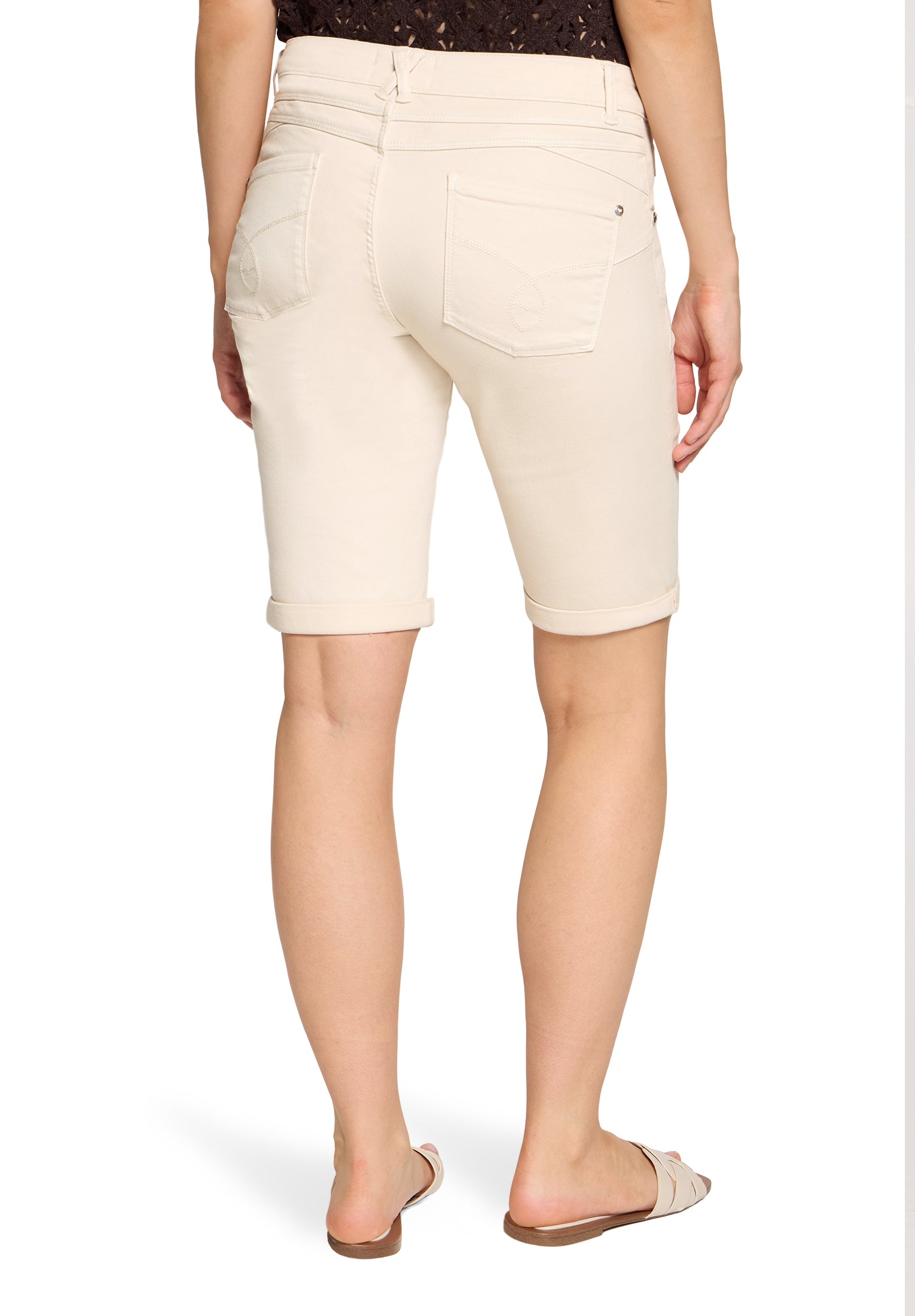 Cartoon Damen Shorts Silky Beige