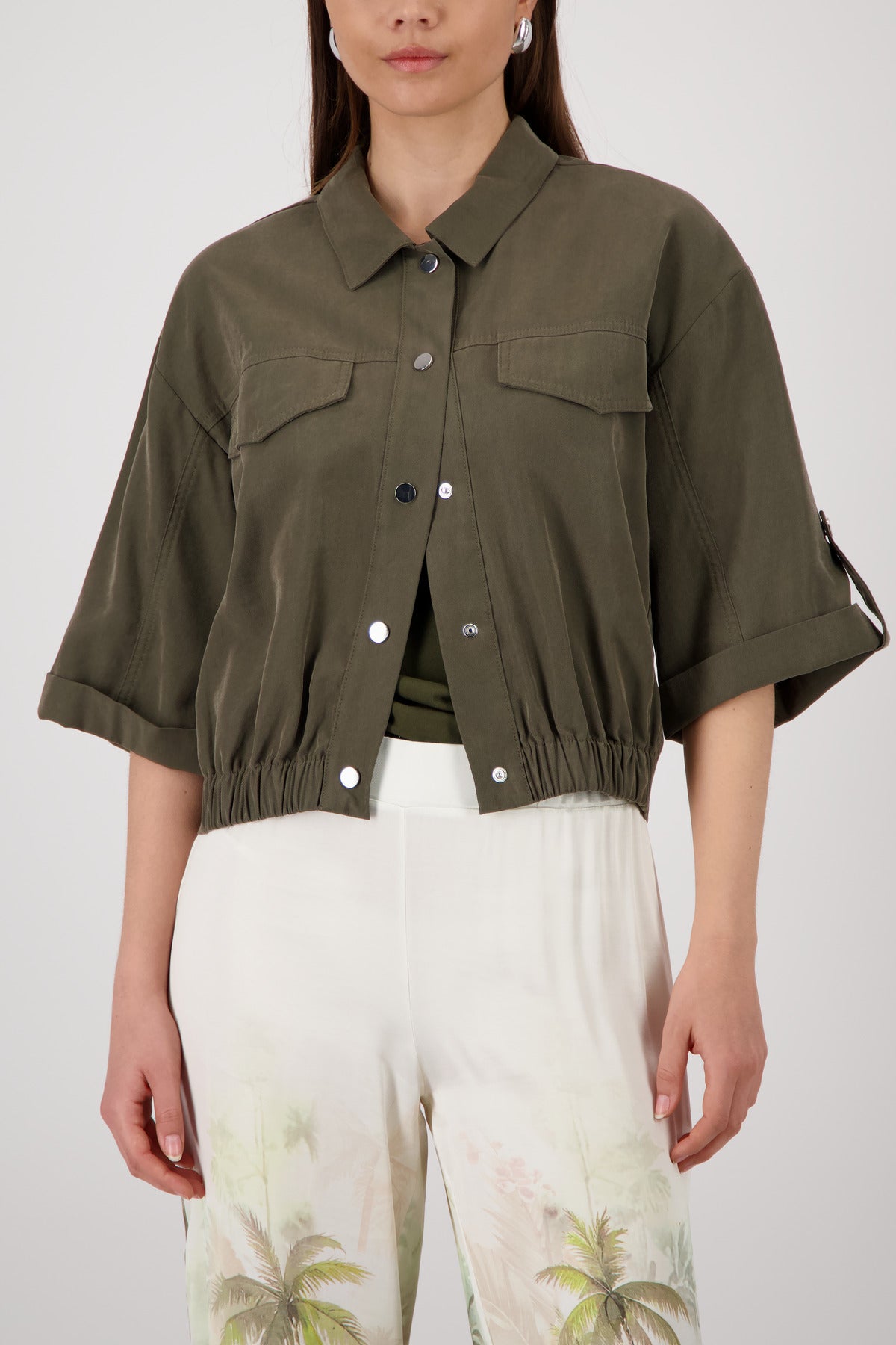 Monari Damen Blazer  Olive