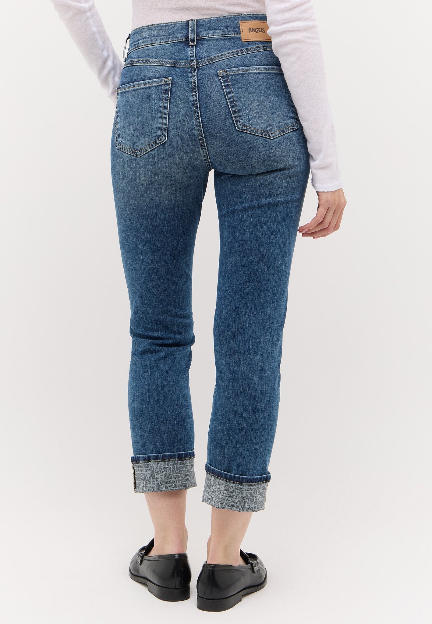 Angels Damen Jeans  Mid Blue U