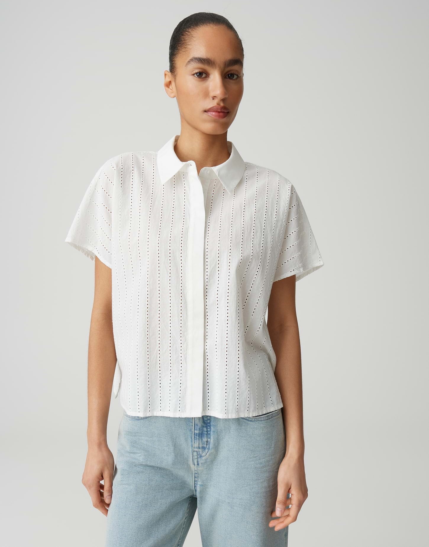 Opus Damen Blusen Milk