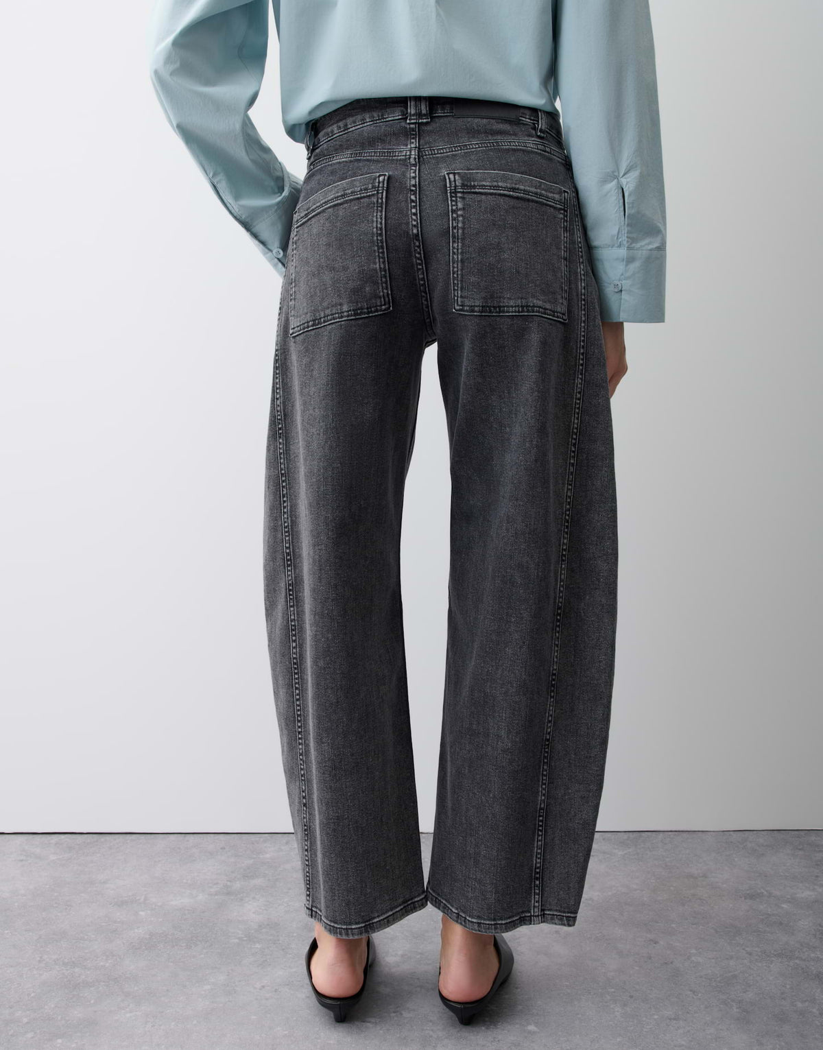 Opus Pants Damen Jeans  Dark Grey