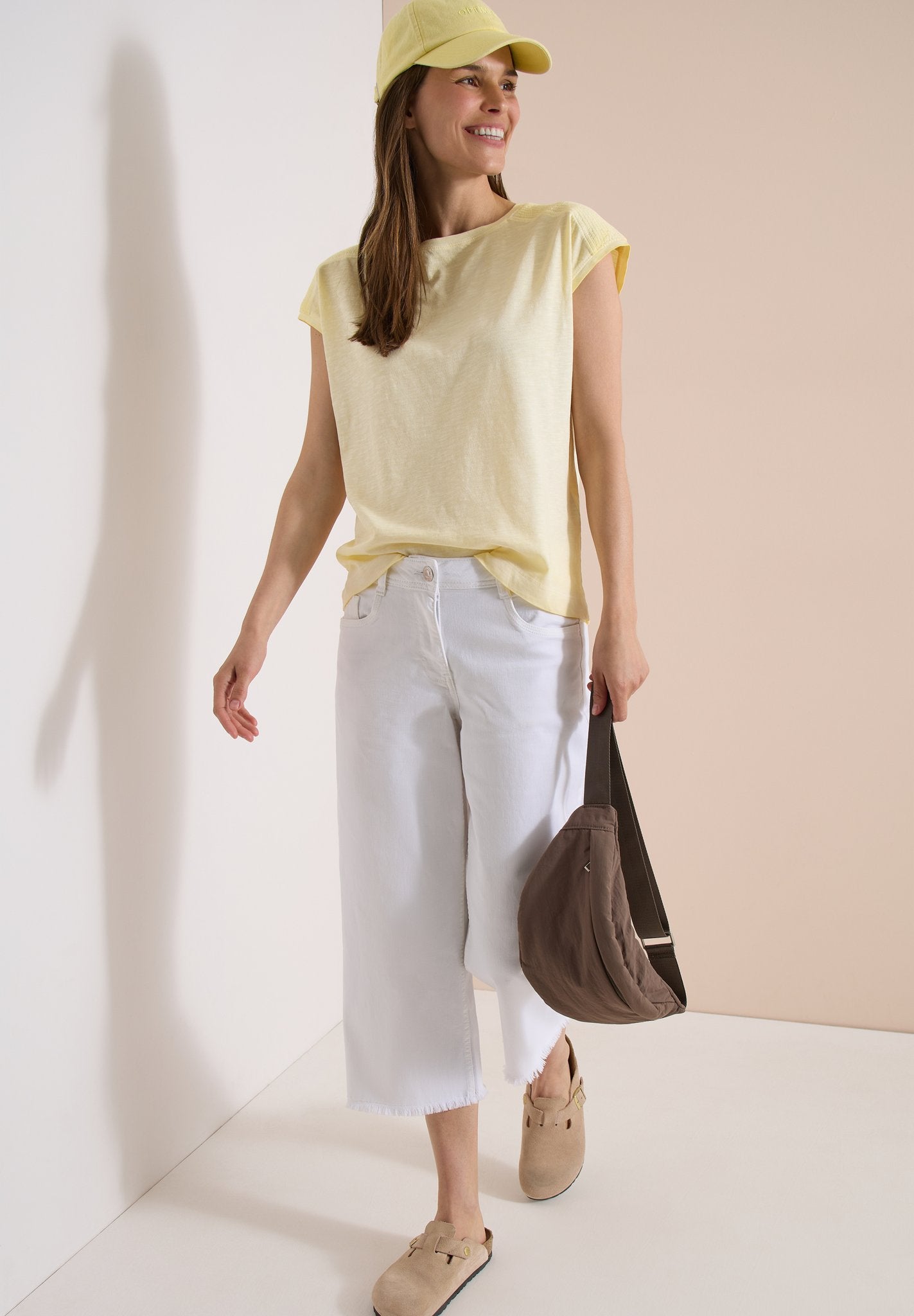 Cecil Damen T-Shirts Buttermil