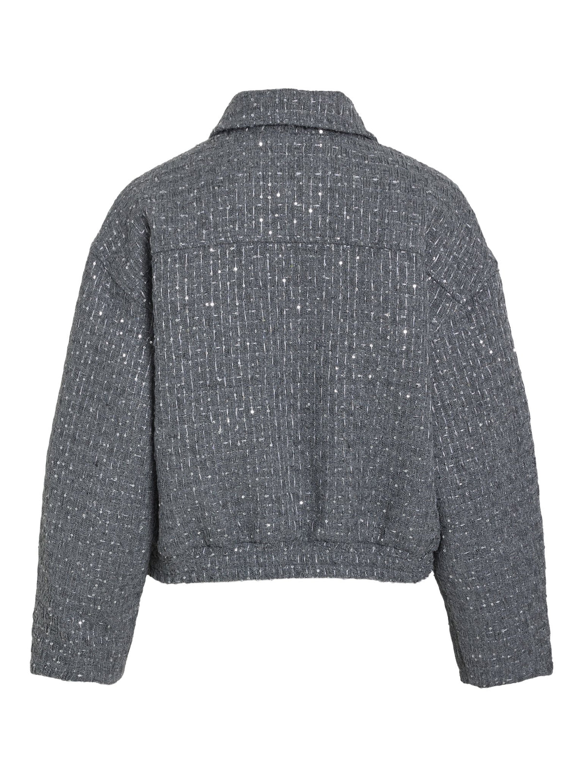 Vila Damen Jacken Dark Grey Melan