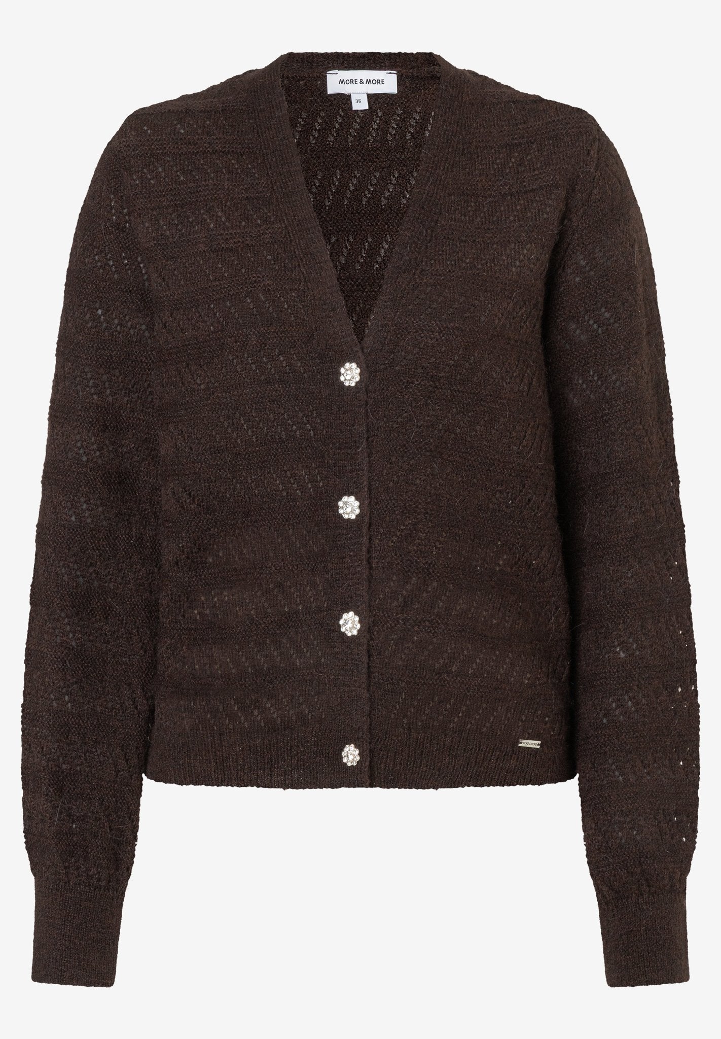 More & More Damen Strickjacken  Espresso B