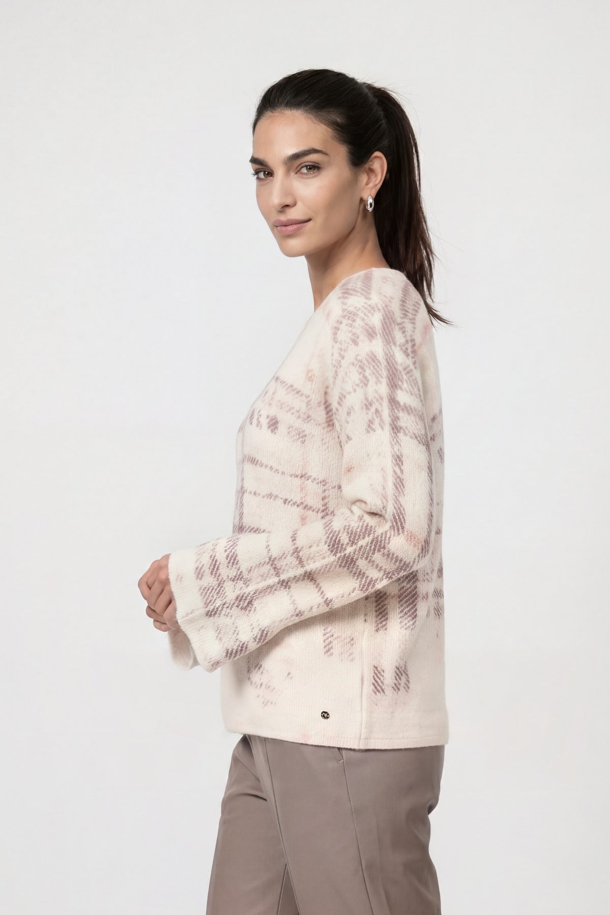 Monari Damen Pullover Pearly Gemu