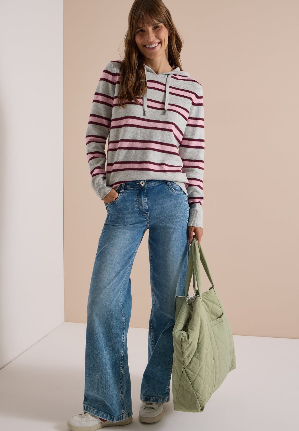 Cecil Damen Pullover  Light Gre