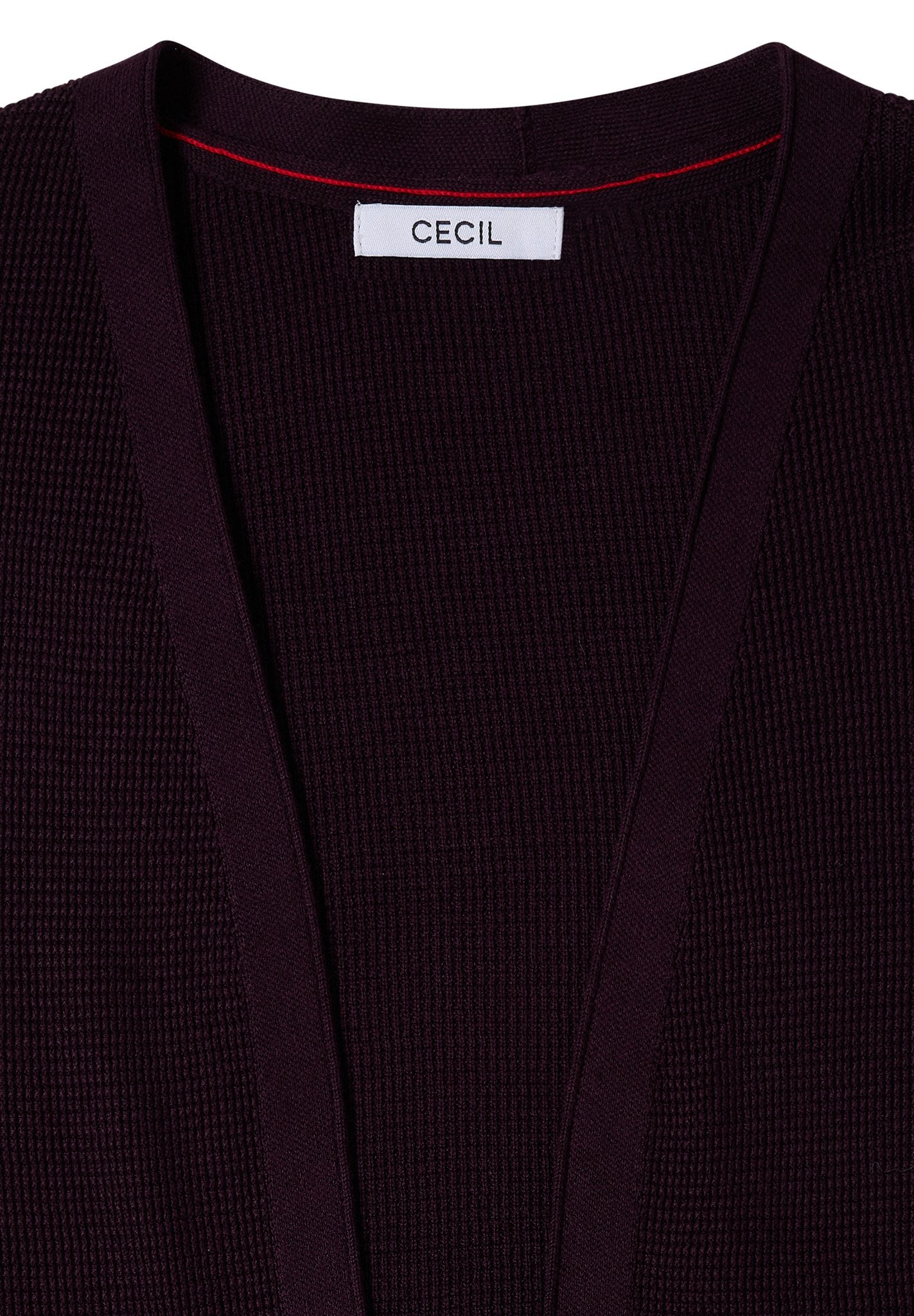 Cecil Damen Strickjacken  Eggplant