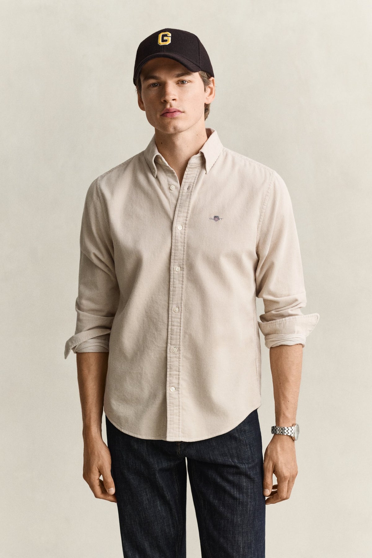 Gant Herren Hemden  Clay Beige