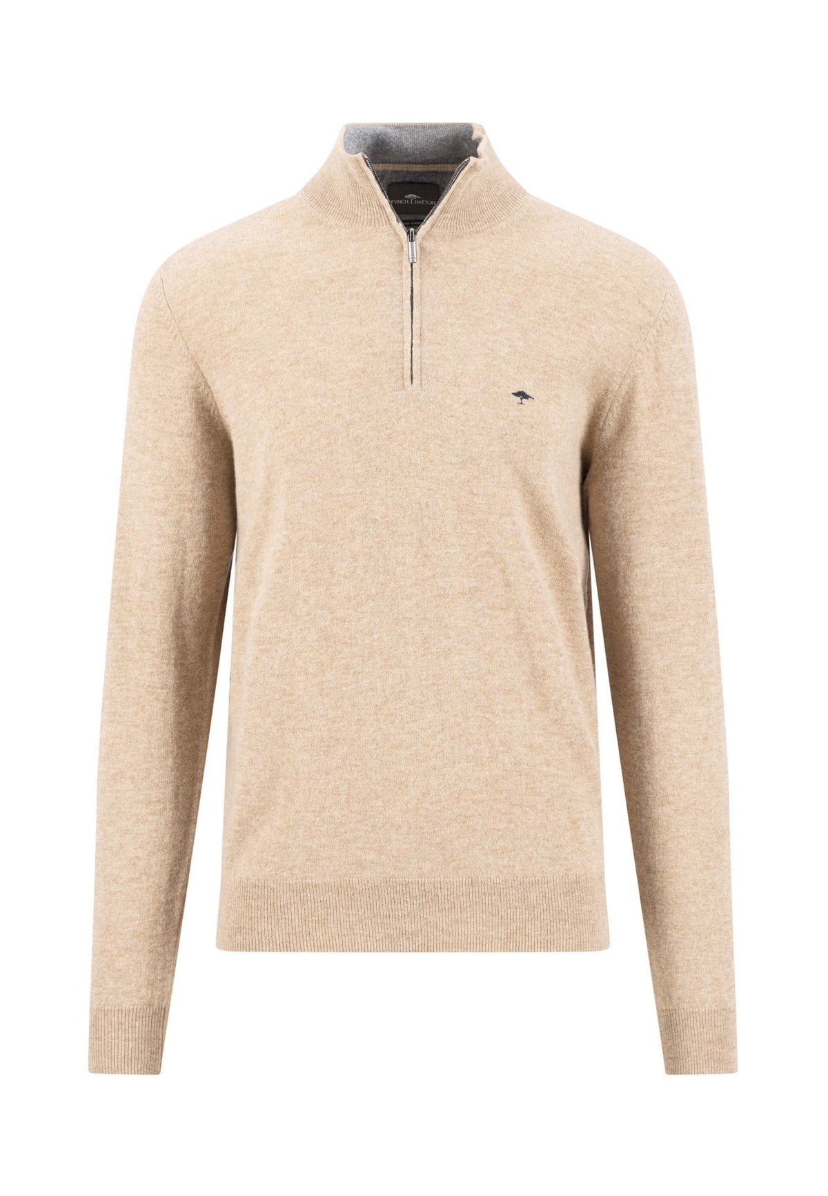 Fynch-Hatton Herren Pullover Taupe