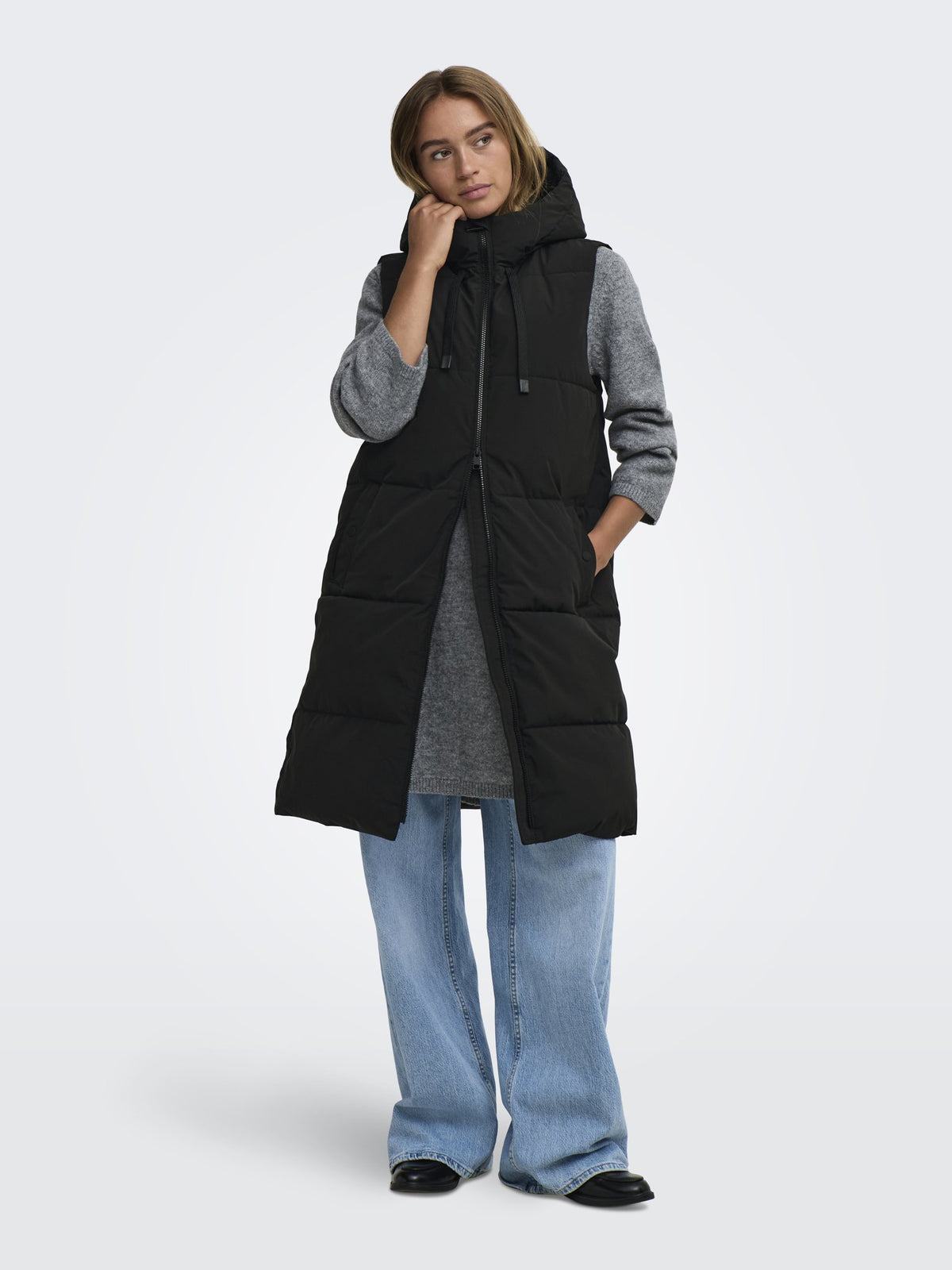 JJDY Damen Indoorwesten Black/Contrast