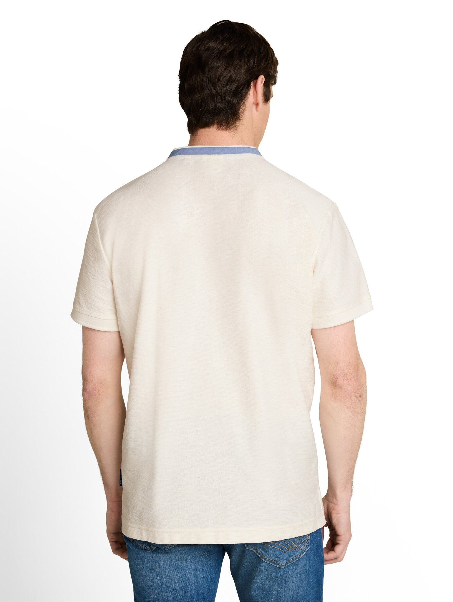 Tom Tailor Herren Polo-Shirts Gardenia White