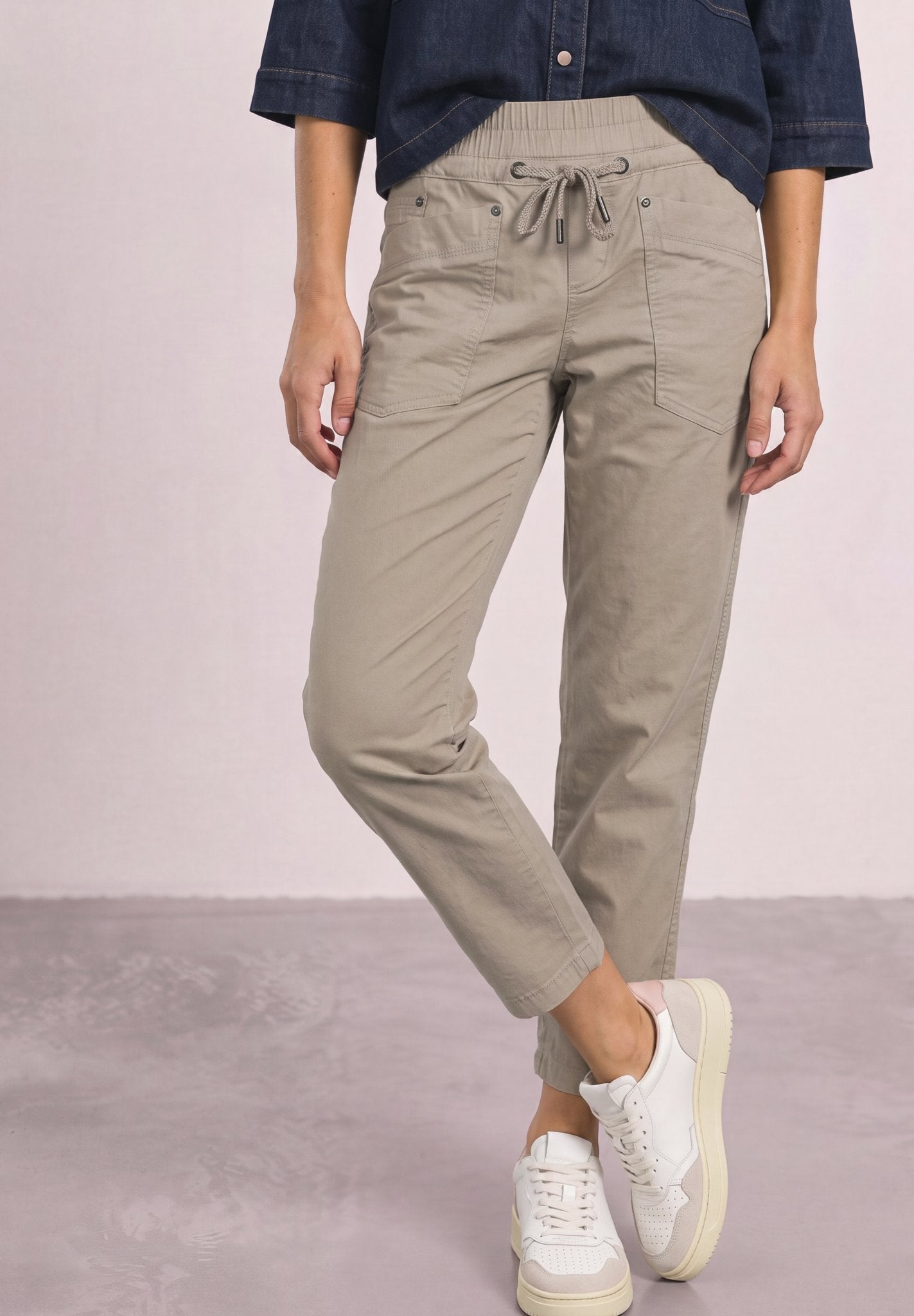 Street One Damen Hosen  Fading Sa