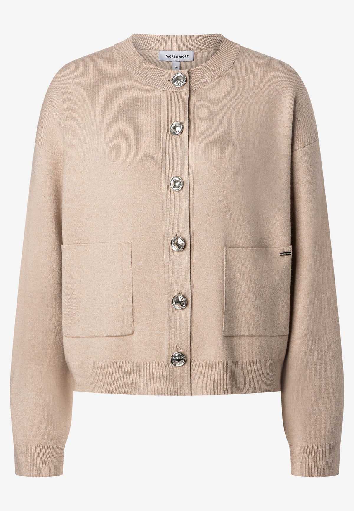 More & More Damen Strickjacken  Almond Mel