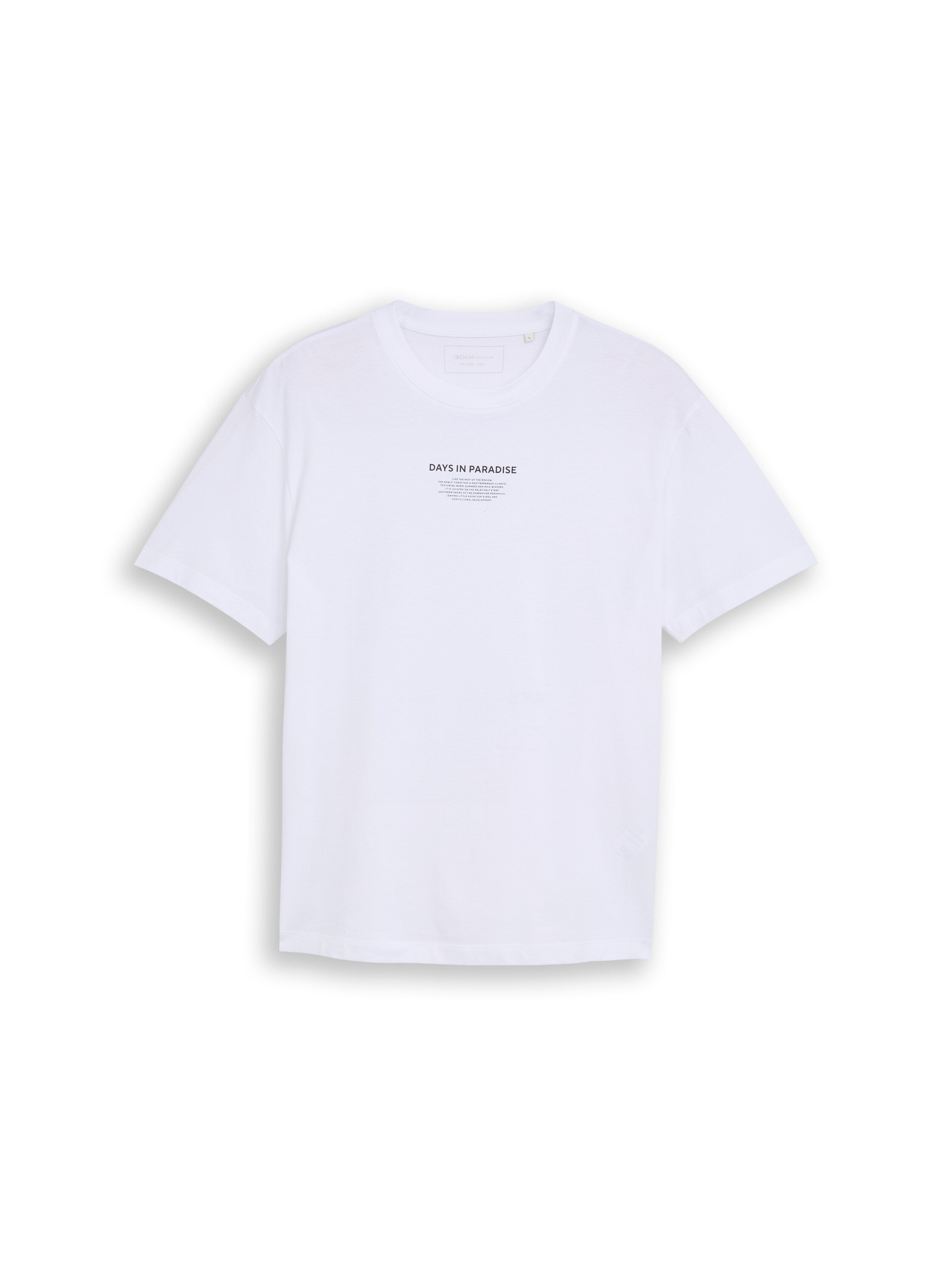 Tom Tailor denim Herren T-Shirts kurz White