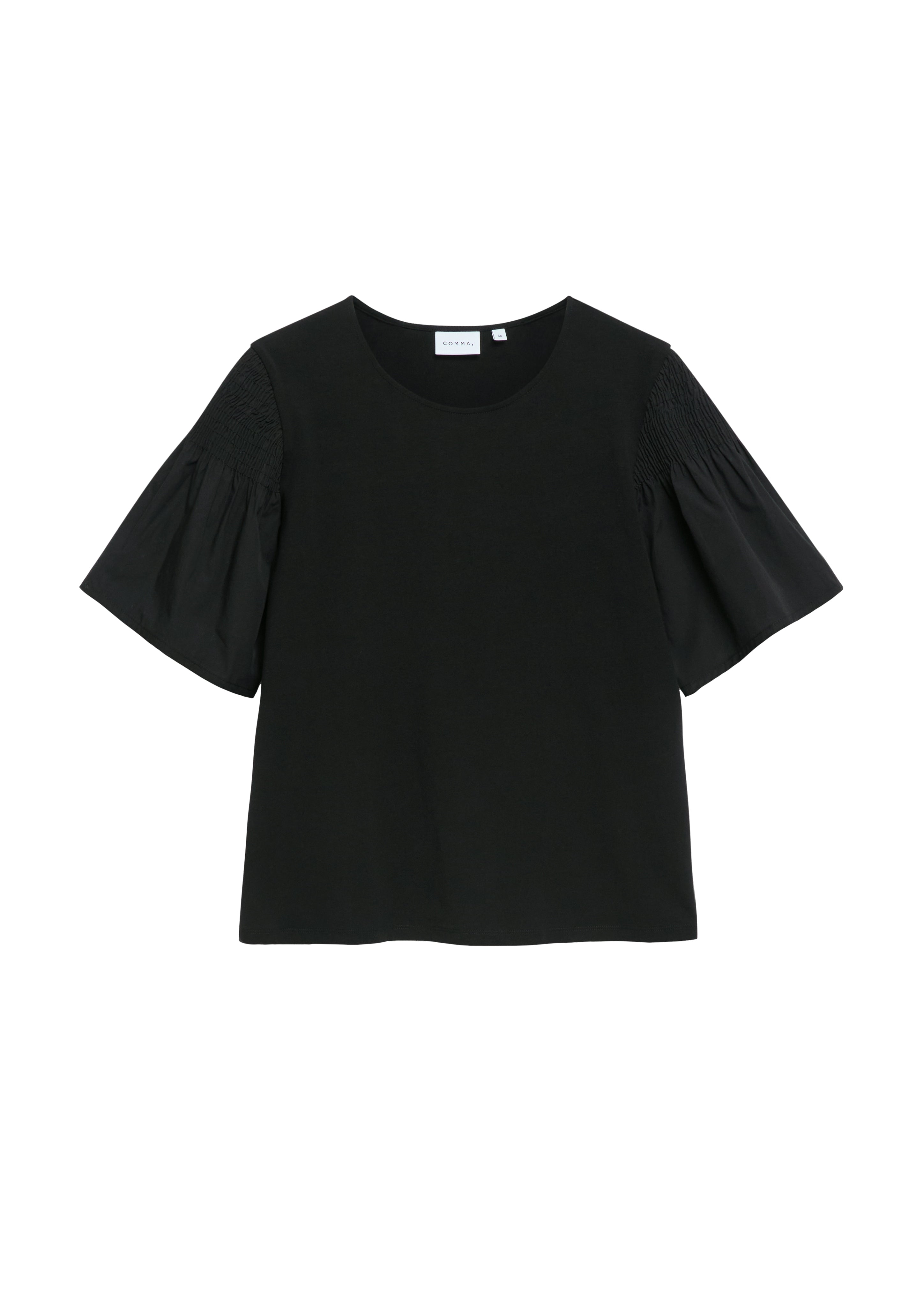 Comma Damen T-Shirts Grey/Black