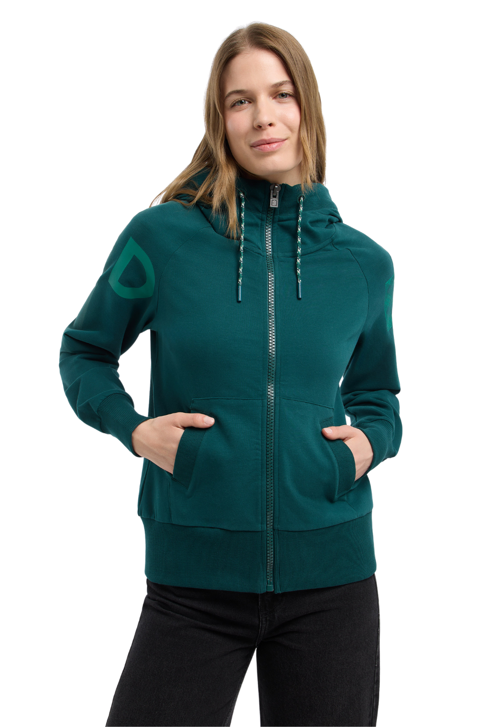 Elbsand Damen Sweatjacken  Dark Ivy