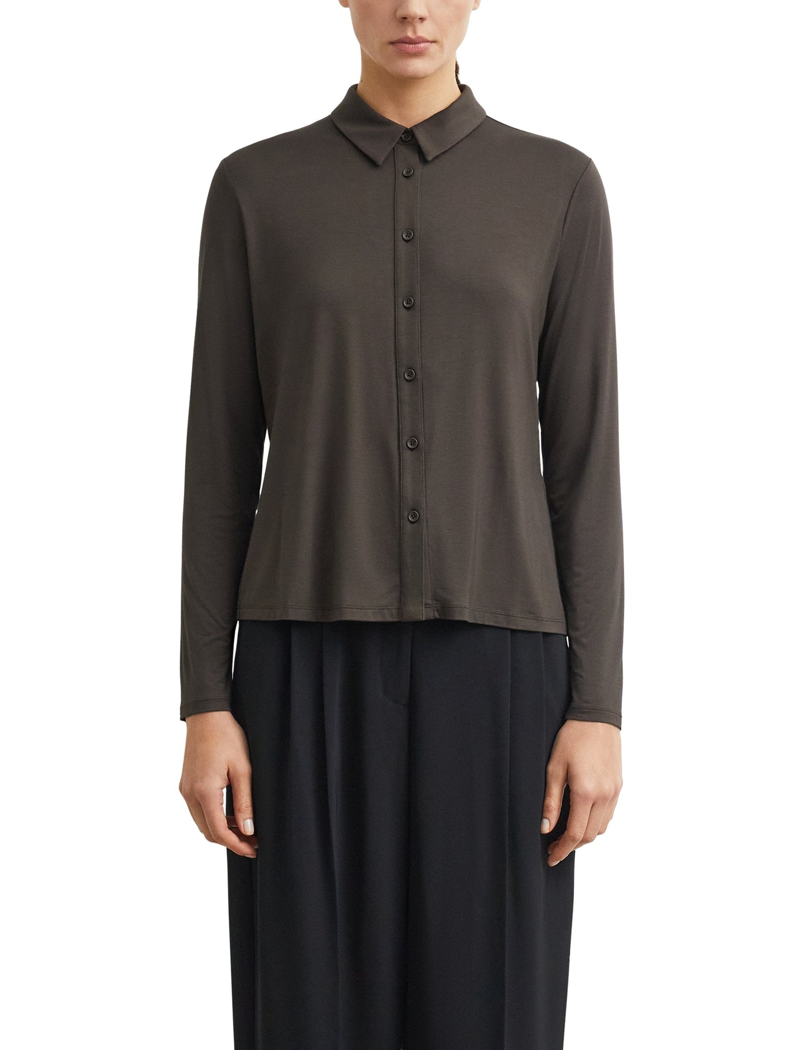 Comma Damen T-Shirts  Brown
