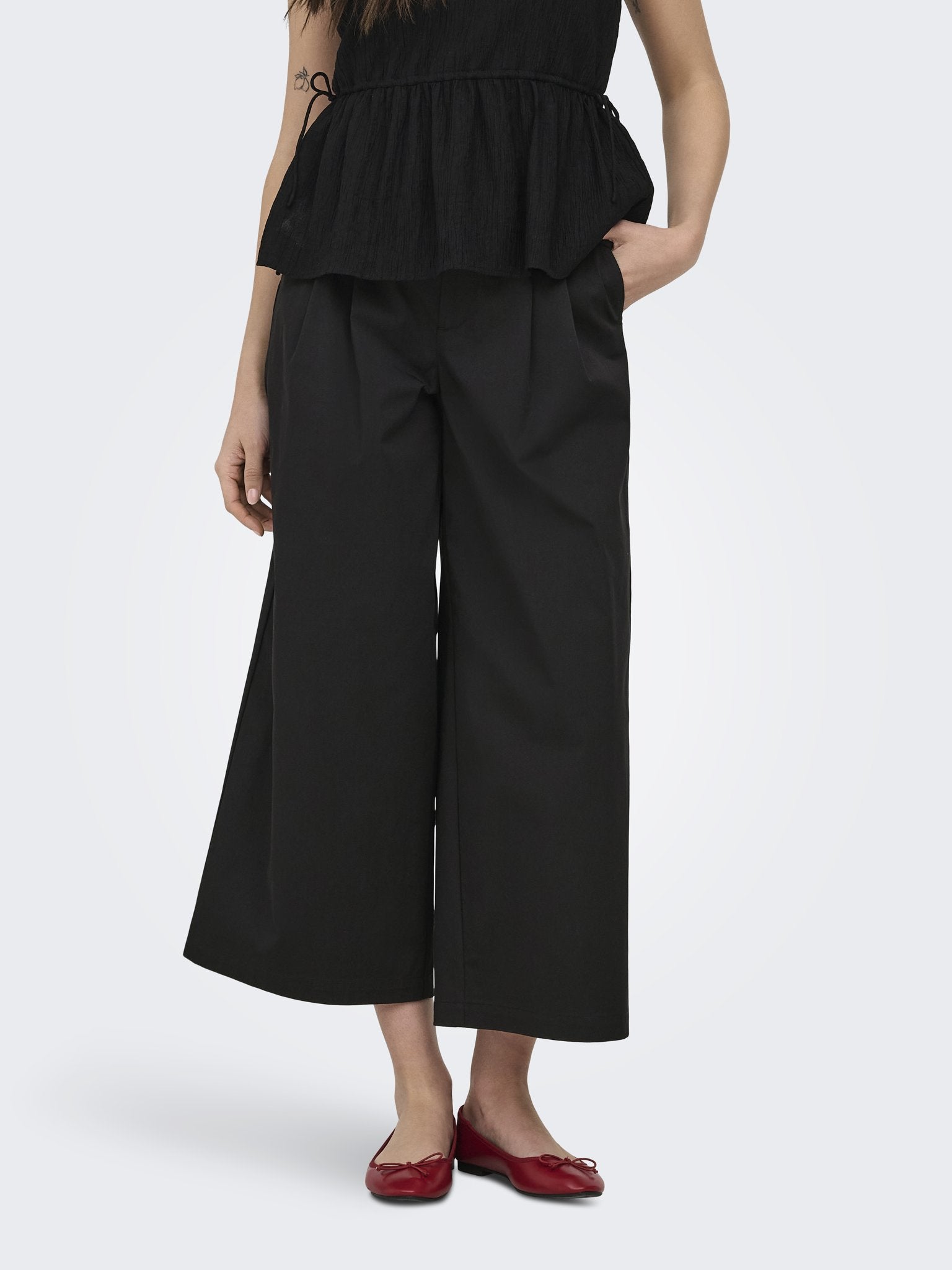 only Damen Hosen Black