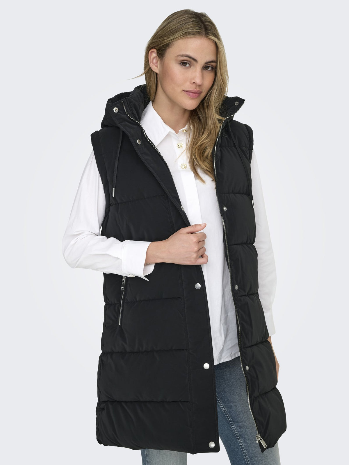 Only Damen Jacken Black/W. Silver