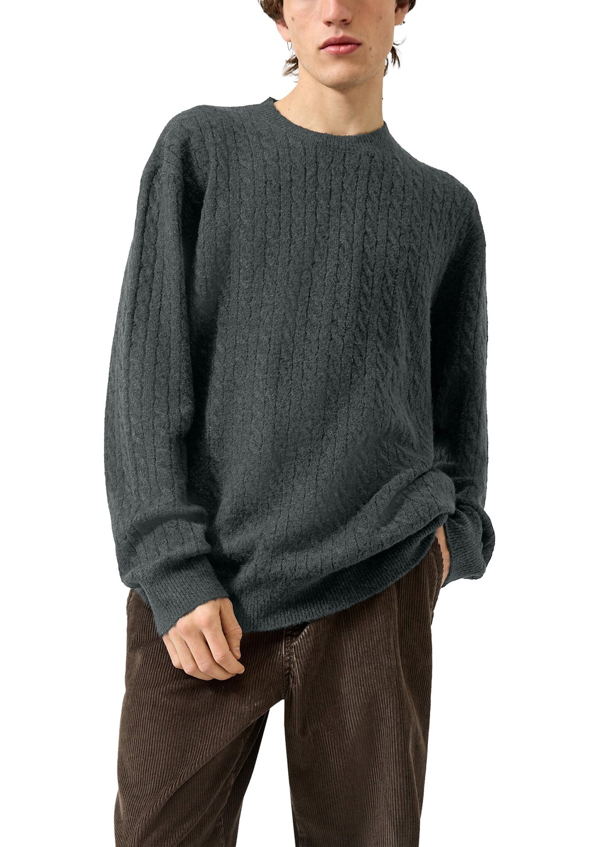 QS by S.Oliver Herren Pullover  Blue Green