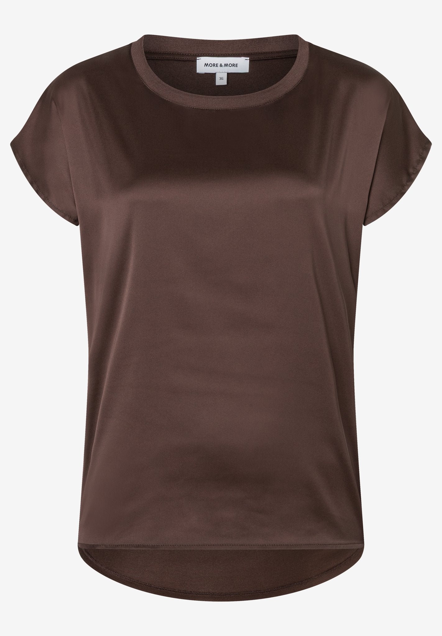 More & More Damen T-Shirts Espresso B