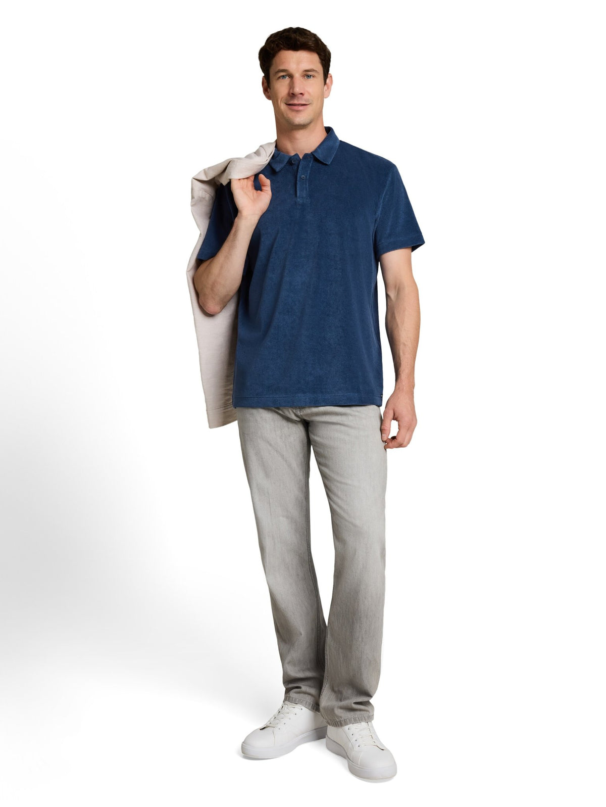 Tom Tailor Herren Polo-Shirts Dark Duck Blue
