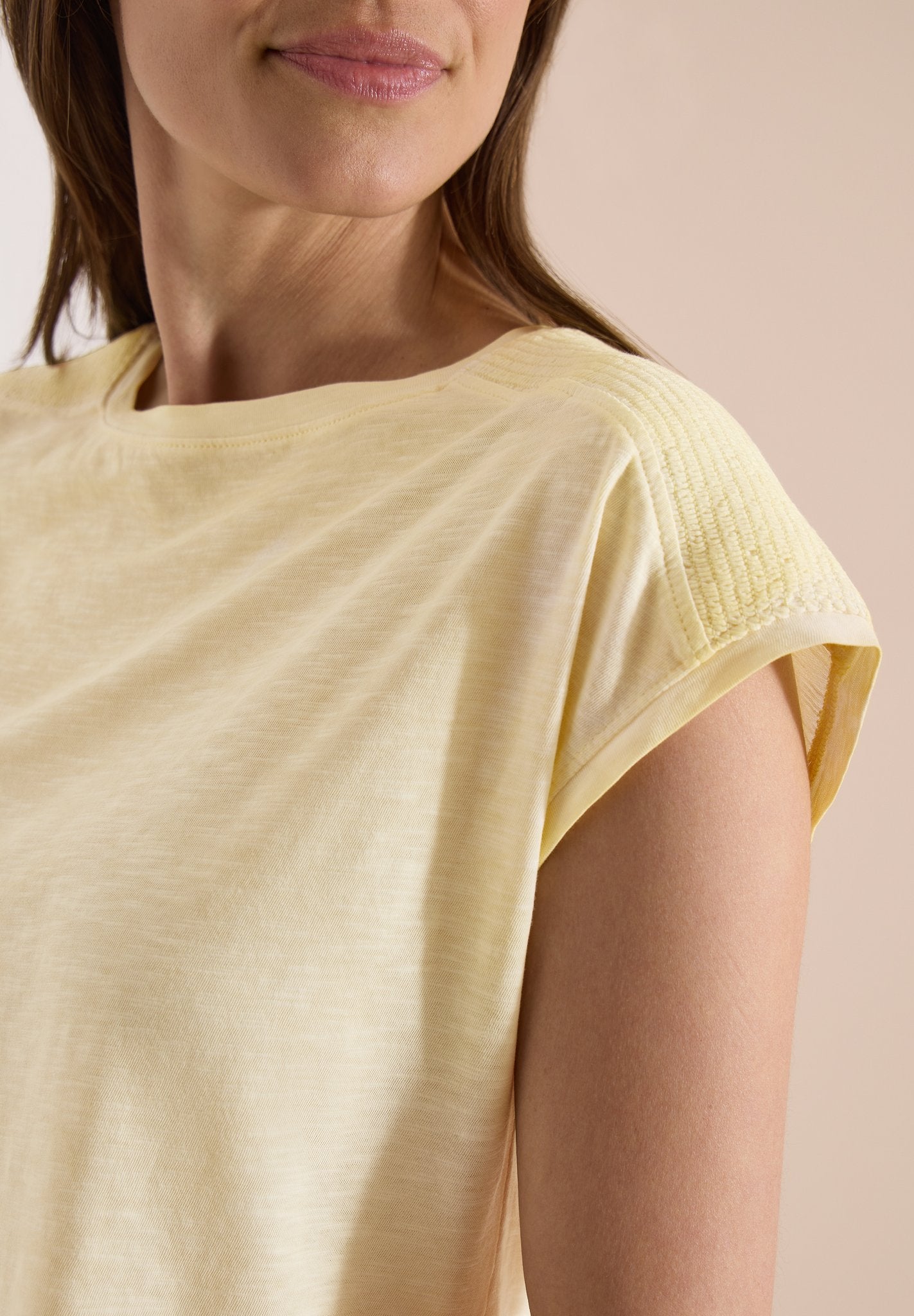 Cecil Damen T-Shirts  Buttermil
