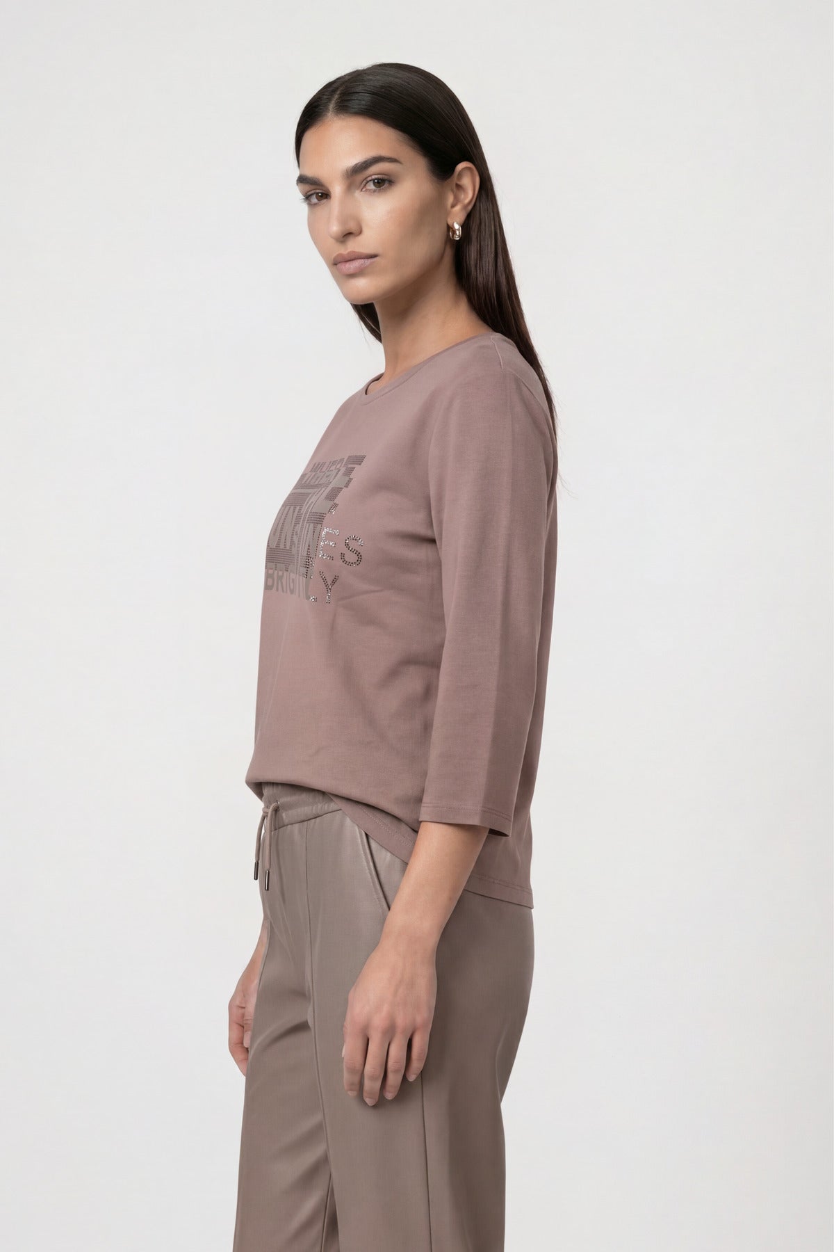 Monari Damen T-Shirts  Taupe
