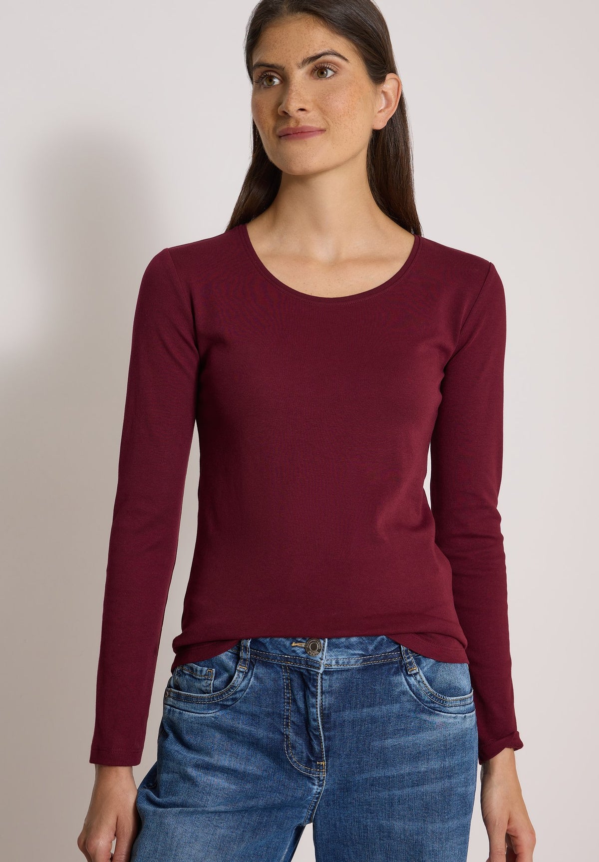 Cecil Damen T-Shirts  Red Wine