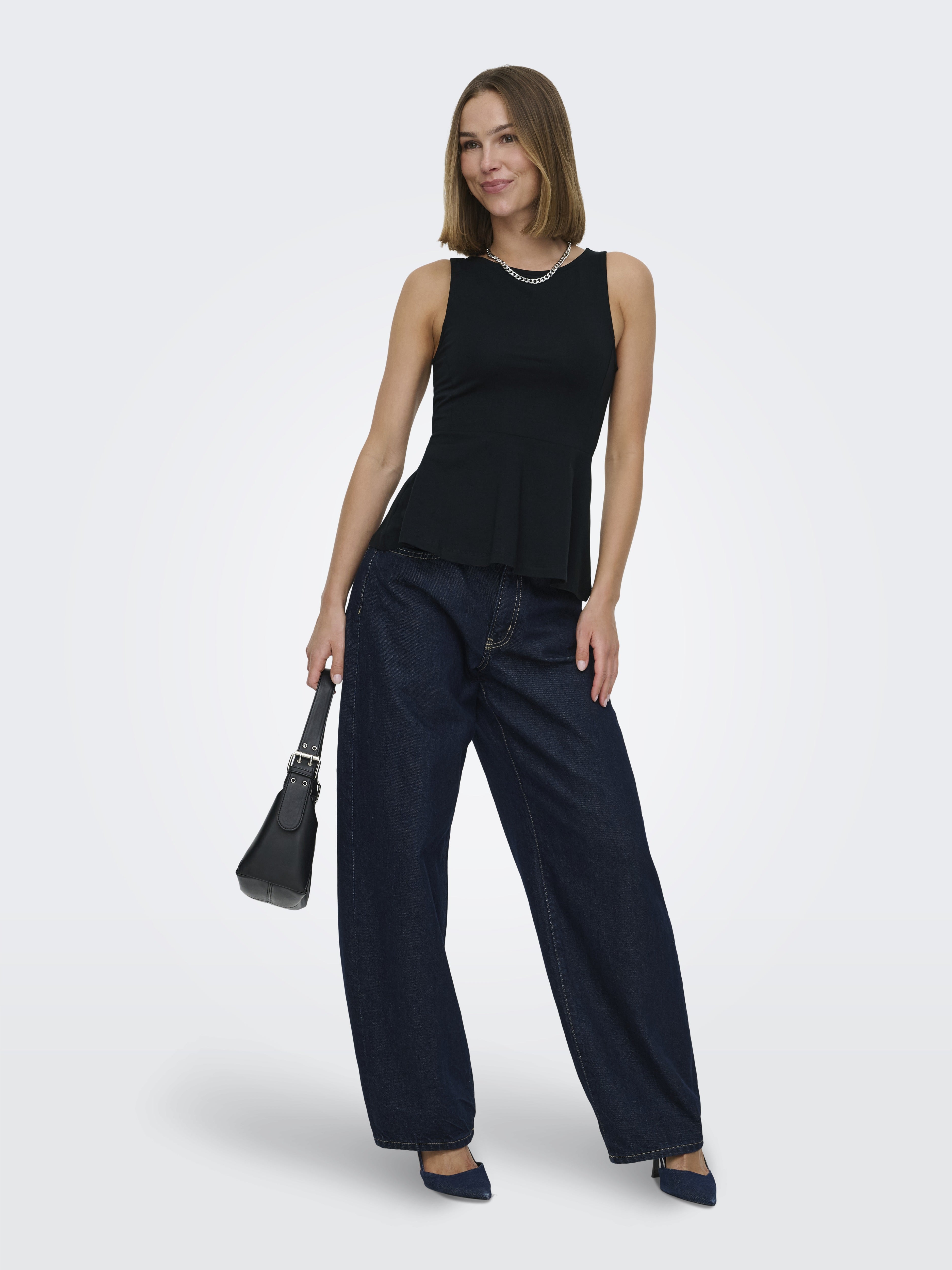 only Damen Tops Black